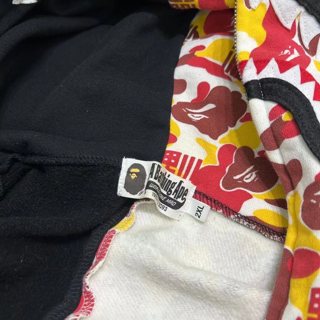 Bape BAPE CAMO SHARK FULL ZIP HOODIE Size US XXL / EU 58 / 5 - 5 Thumbnail