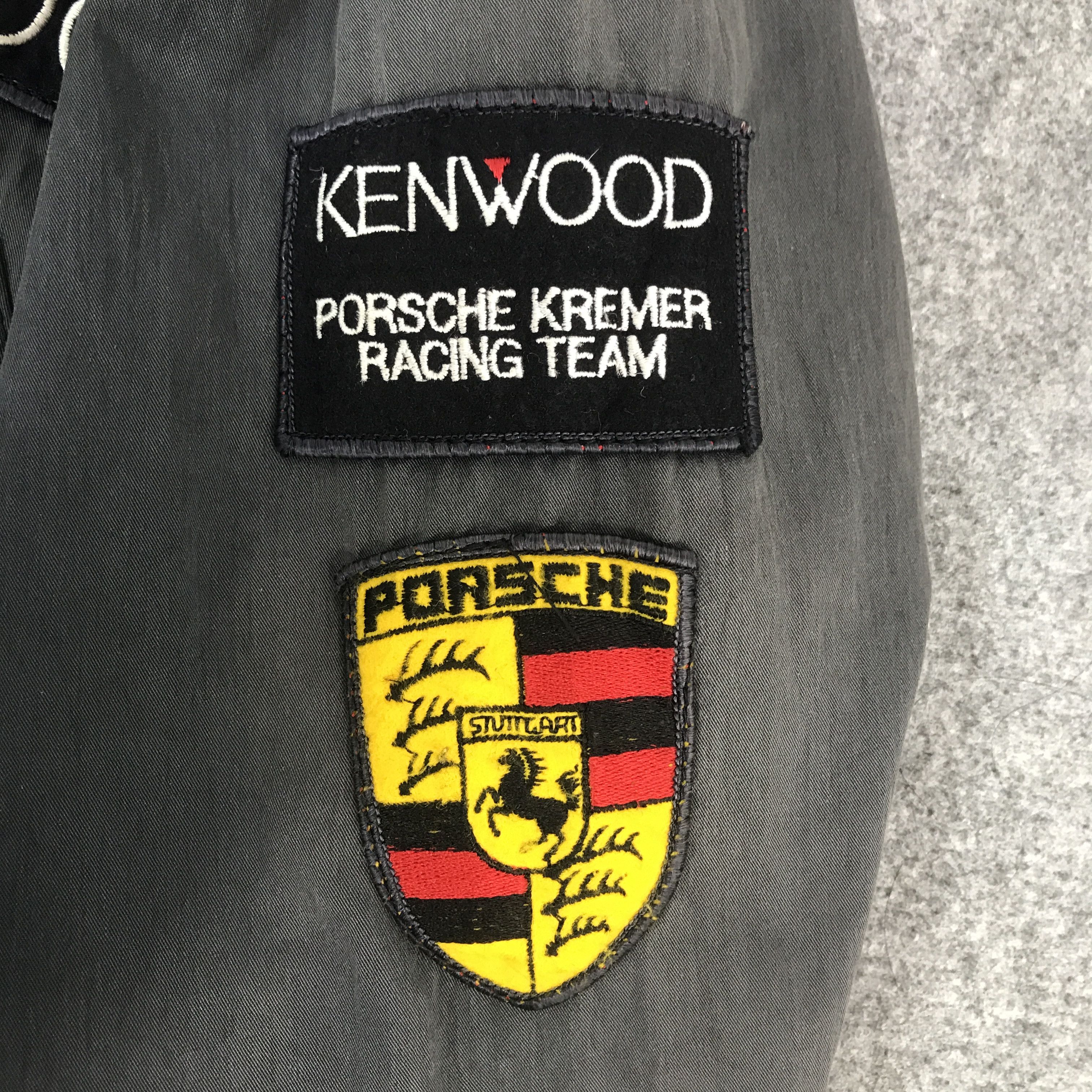 Japanese Brand Vintage Kenwood x Porche Racing black faded jacket K69B12 Size US L / EU 52-54 / 3 - 9 Thumbnail
