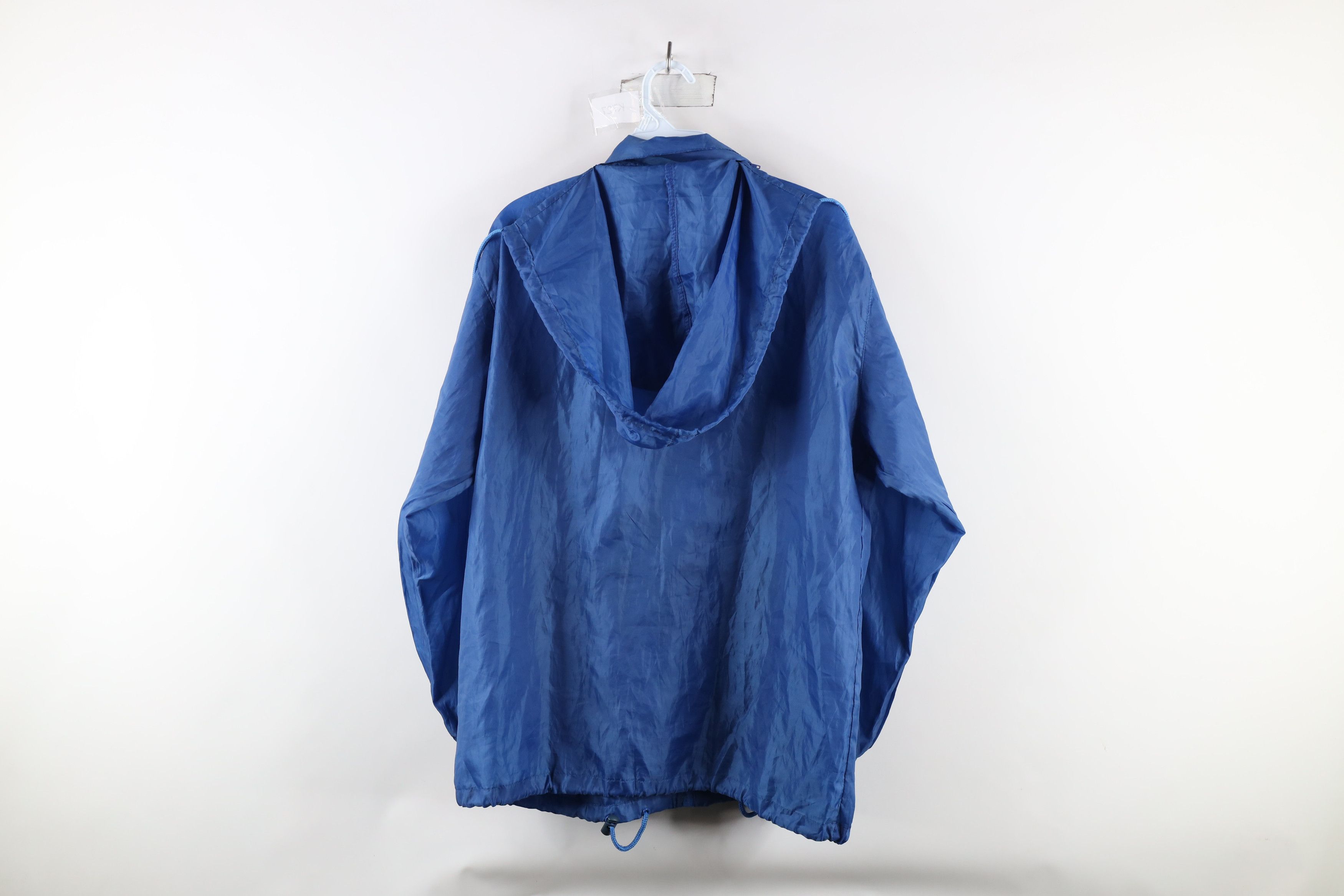 Asics × Vintage Vintage 90s Asics Out Lightweight Hooded Windbreaker Jacket Size US XL / EU 56 / 4 - 13 Thumbnail