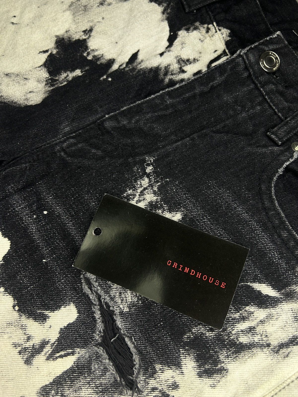 Saint Laurent Paris S/S 16 Surf Sound Bleached Distressed Denim Size US 29 - 15 Thumbnail