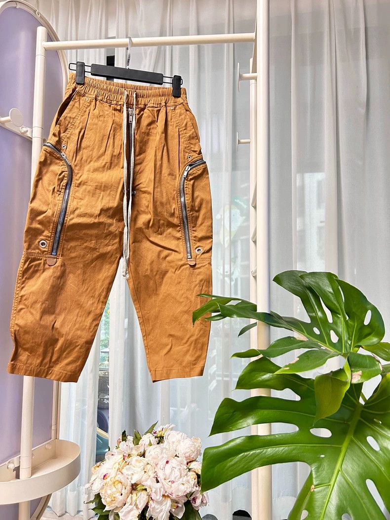 Rick Owens Rick Owens Yellow Cargo Pants 46 Size US 31 - 1 Thumbnail