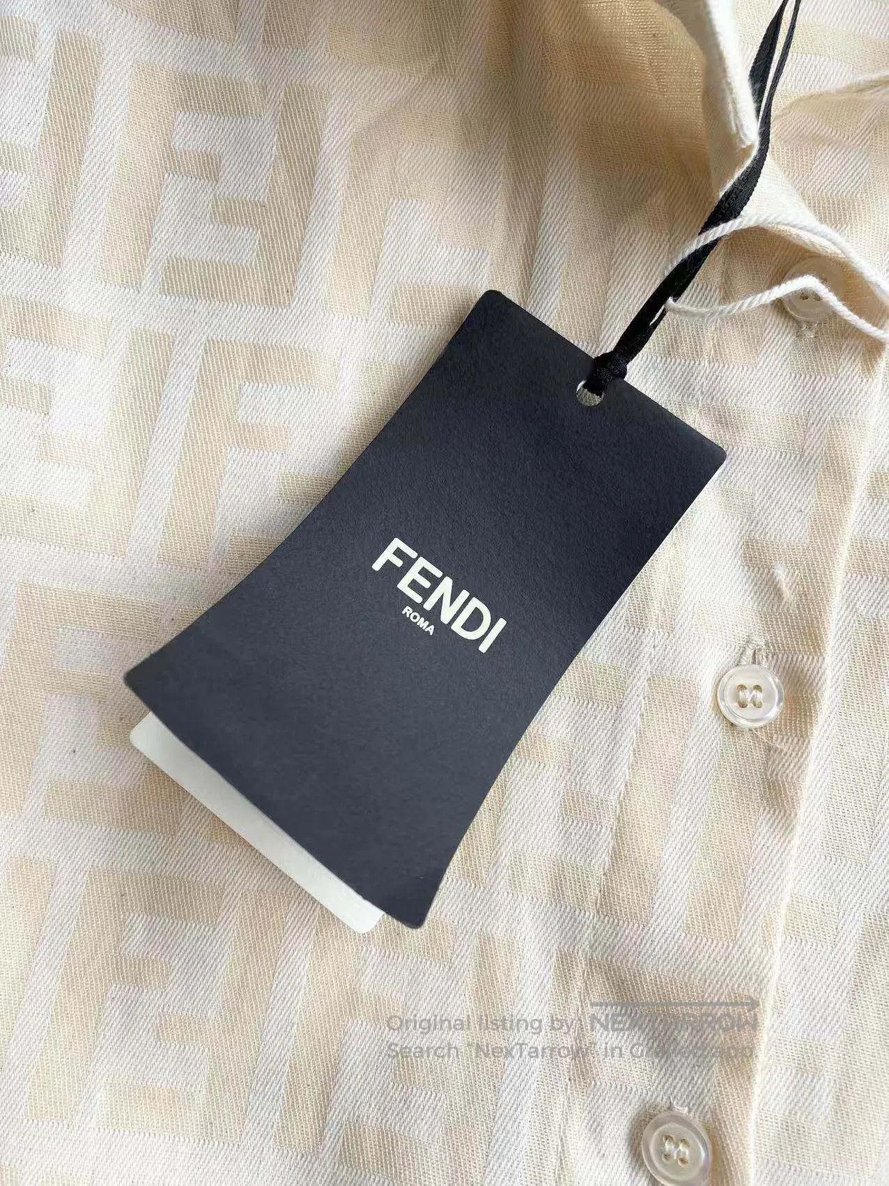 Fendi Fendi The old flower is full of printed linen dress| Size XS / US 0-2 / IT 36-38 - 6 Thumbnail