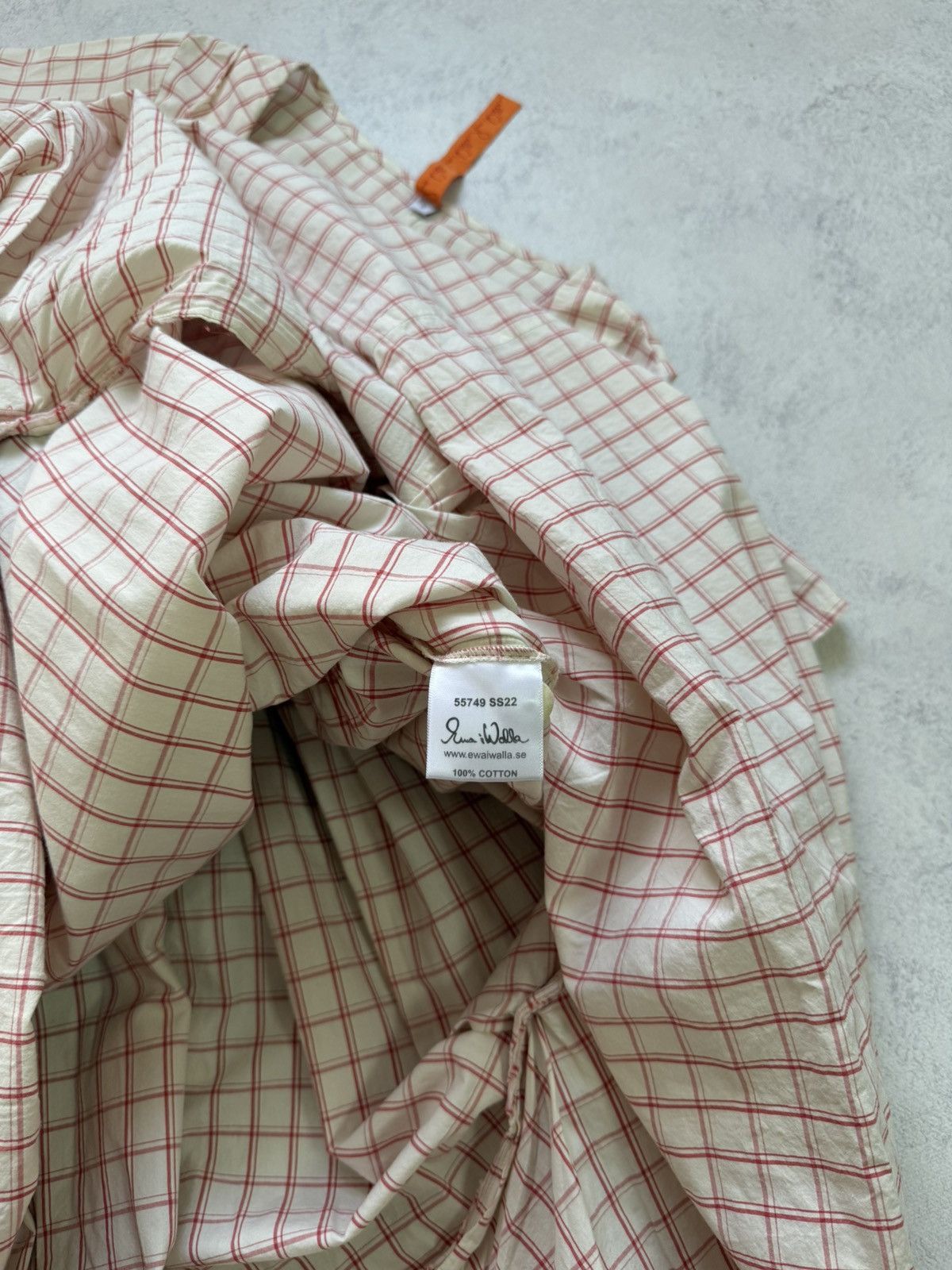 Vintage Ewa I Walla Pink Short Sleeve Checkered Midi Dress Size S Size S / US 4 / IT 40 - 14 Thumbnail