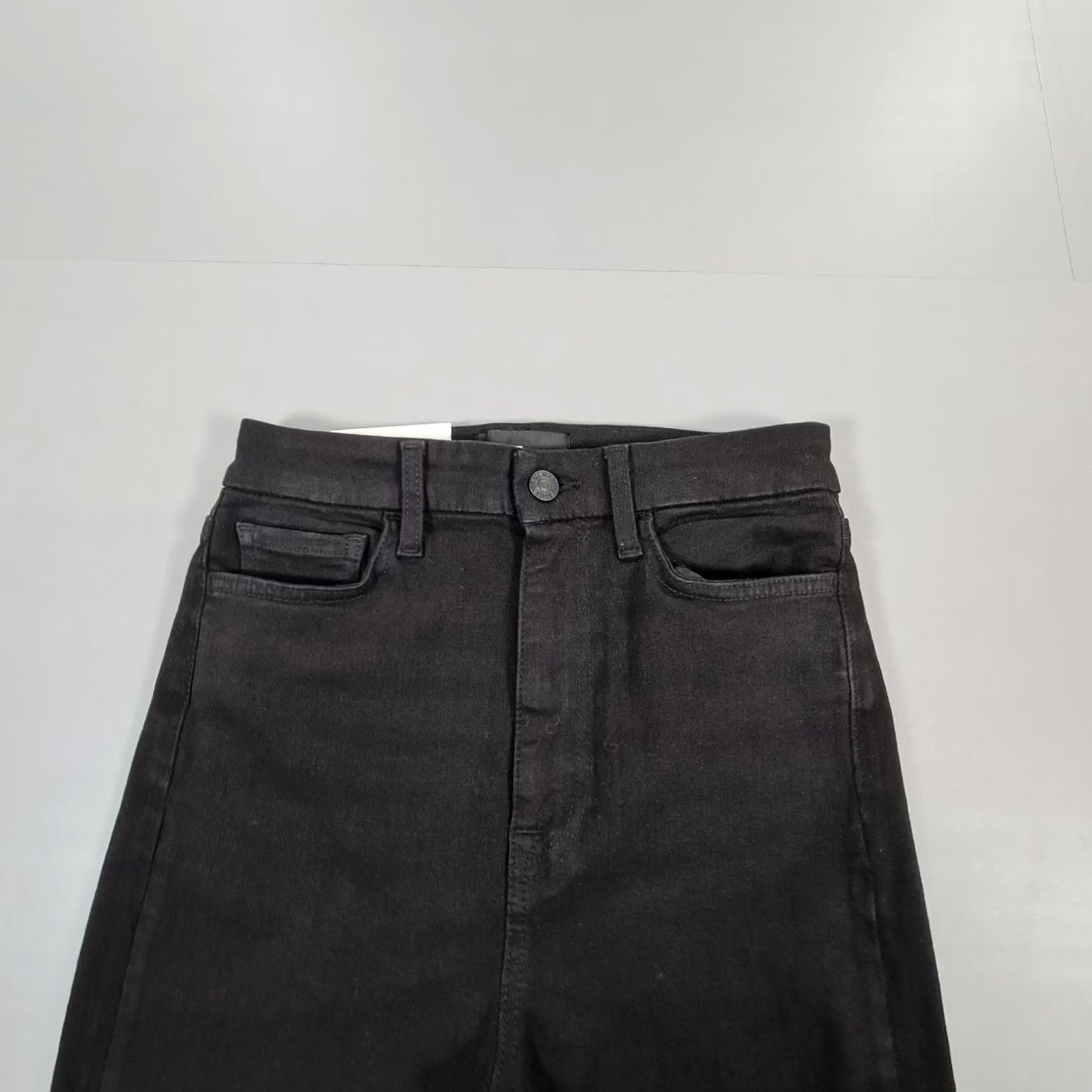 7 For All Mankind 7 For All Mankind Jeans Womens Bootcut High Rise W27 L31 Black Elastic Cotton Denim Zip Fly 5-Pocket Stretch Vintage No Size 27" / US 4 / IT 40 - 2 Thumbnail