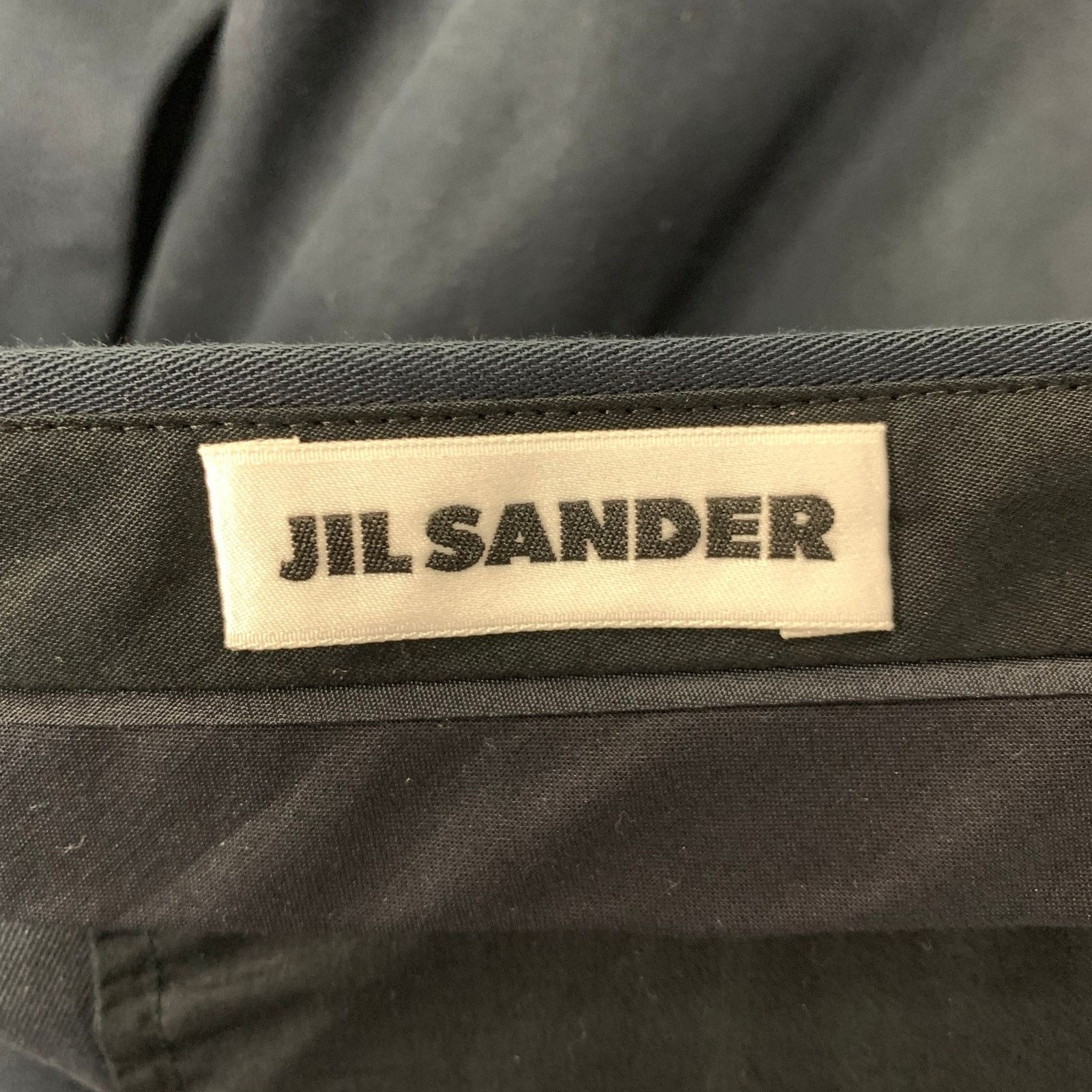 Jil Sander JIL SANDER Size 14 Navy Cotton Cropped Pants Size US 28 / EU 44 - 3 Thumbnail