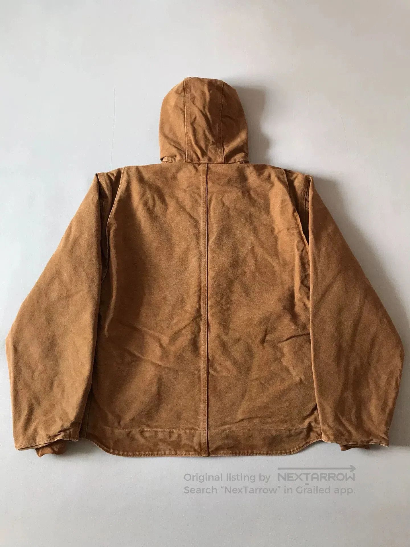Carhartt Carhartt J141 Brown Hooded Work Jacket. Size US XL / EU 56 / 4 - 2 Thumbnail