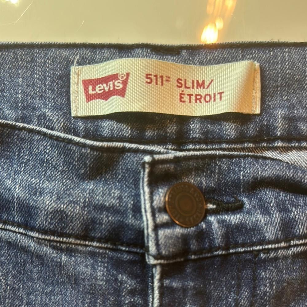 Levi's Levi’s Blue Slim Jeans - size 28/28 Size 28" / US 6 / IT 42 - 3 Thumbnail