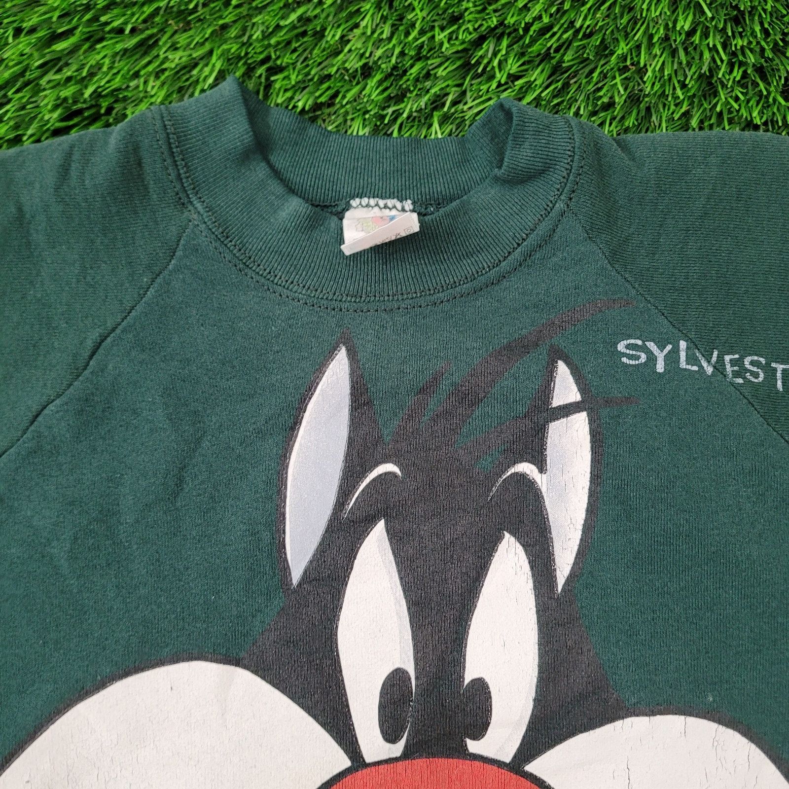 Fruit Of The Loom Vintage 1993 Sylvester Sweatshirt Womens L 21x24 Size L / US 10 / IT 46 - 8 Thumbnail