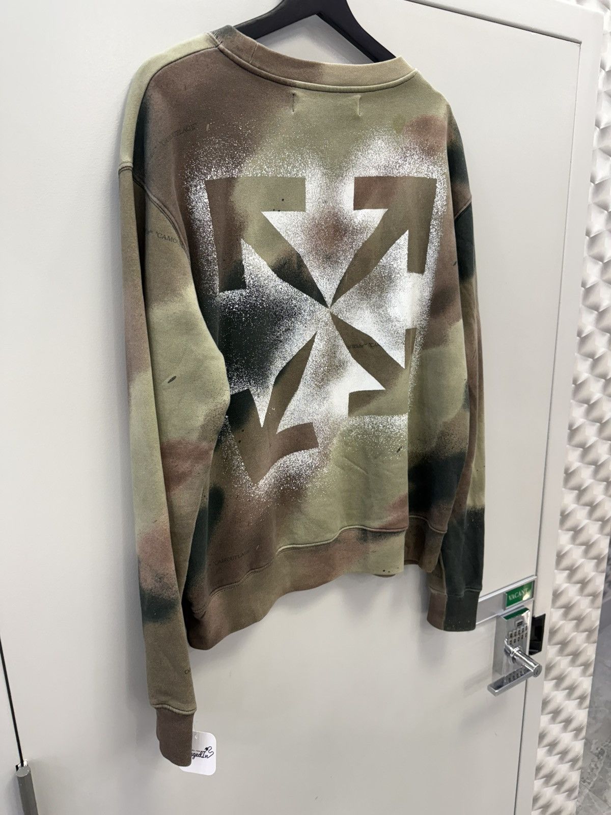 Off-White Off-White Camo Crewneck Size US L / EU 52-54 / 3 - 5 Thumbnail