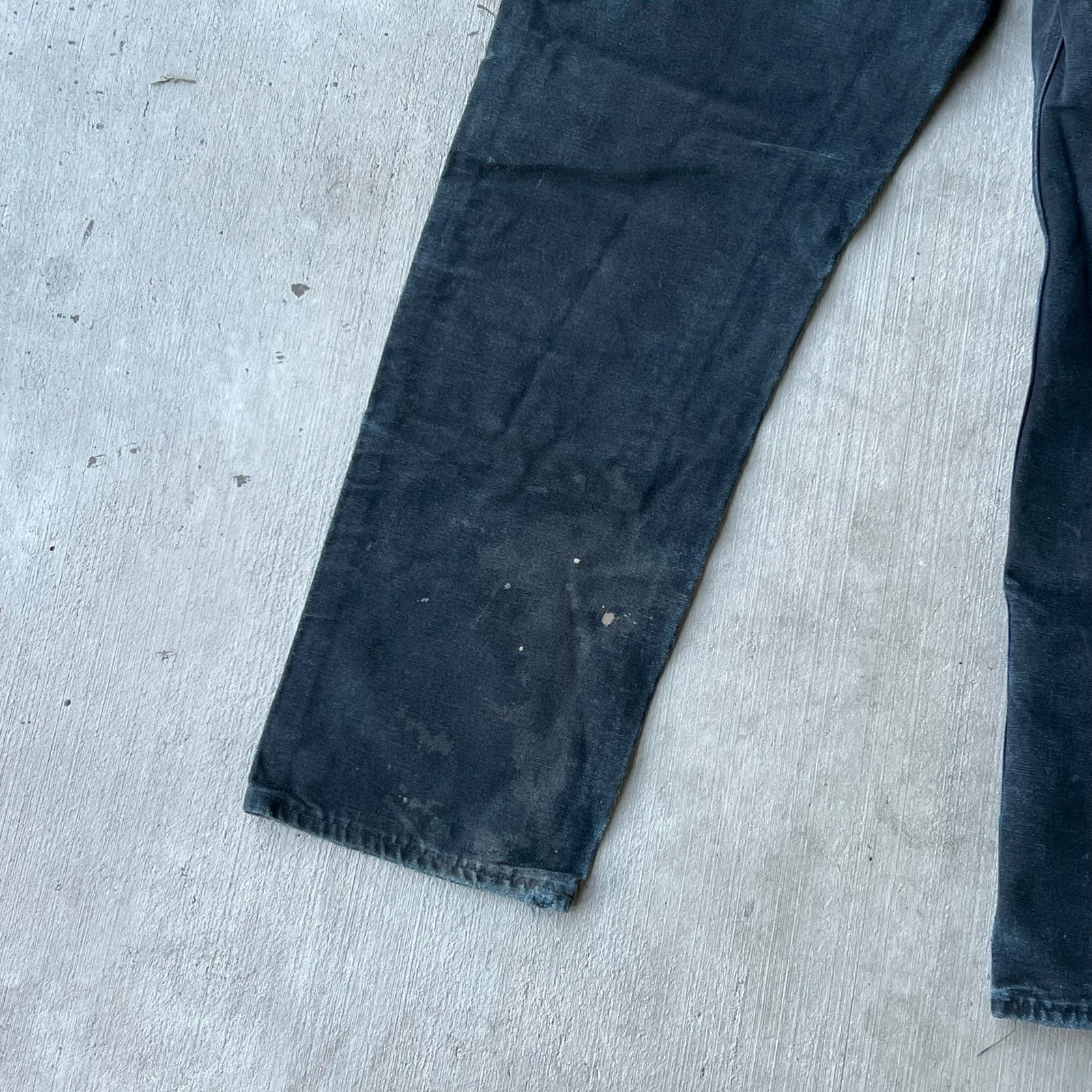 Carhartt × Vintage Carhartt faded black double knee work wear carpenter pants Size US 32 / EU 48 - 10 Thumbnail