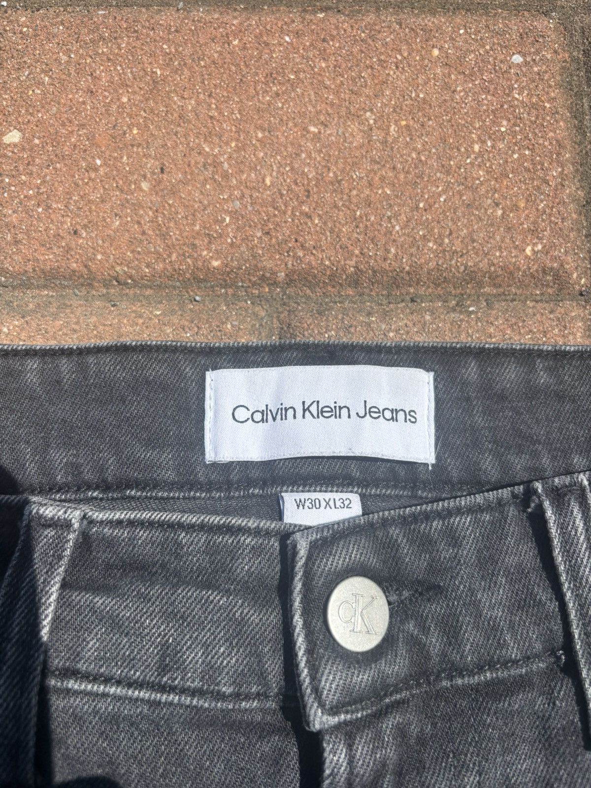 Calvin Klein Calvin Klein Black Washed Denim Jeans – W30 L32 Size US 30 / EU 46 - 6 Thumbnail