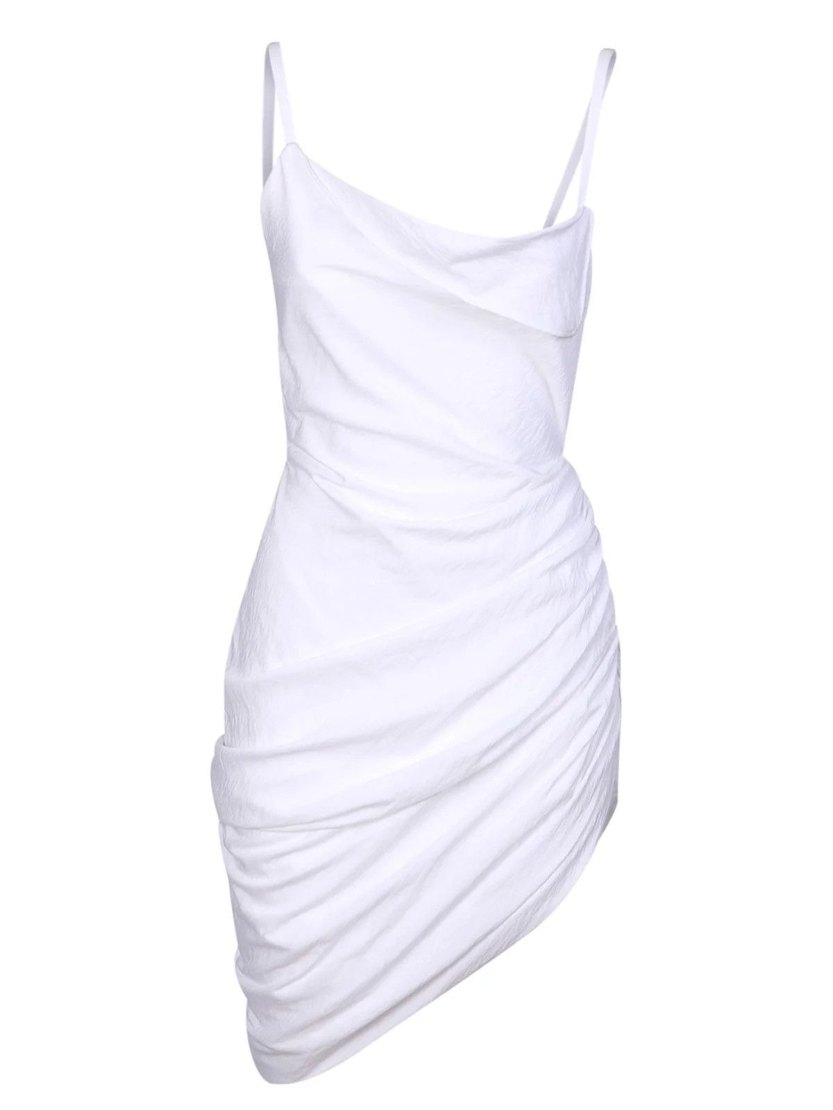 Jacquemus Jacquemus Saudade Asymmetric Draped Mini Dress Size S / US 4 / IT 40 - 2 Thumbnail