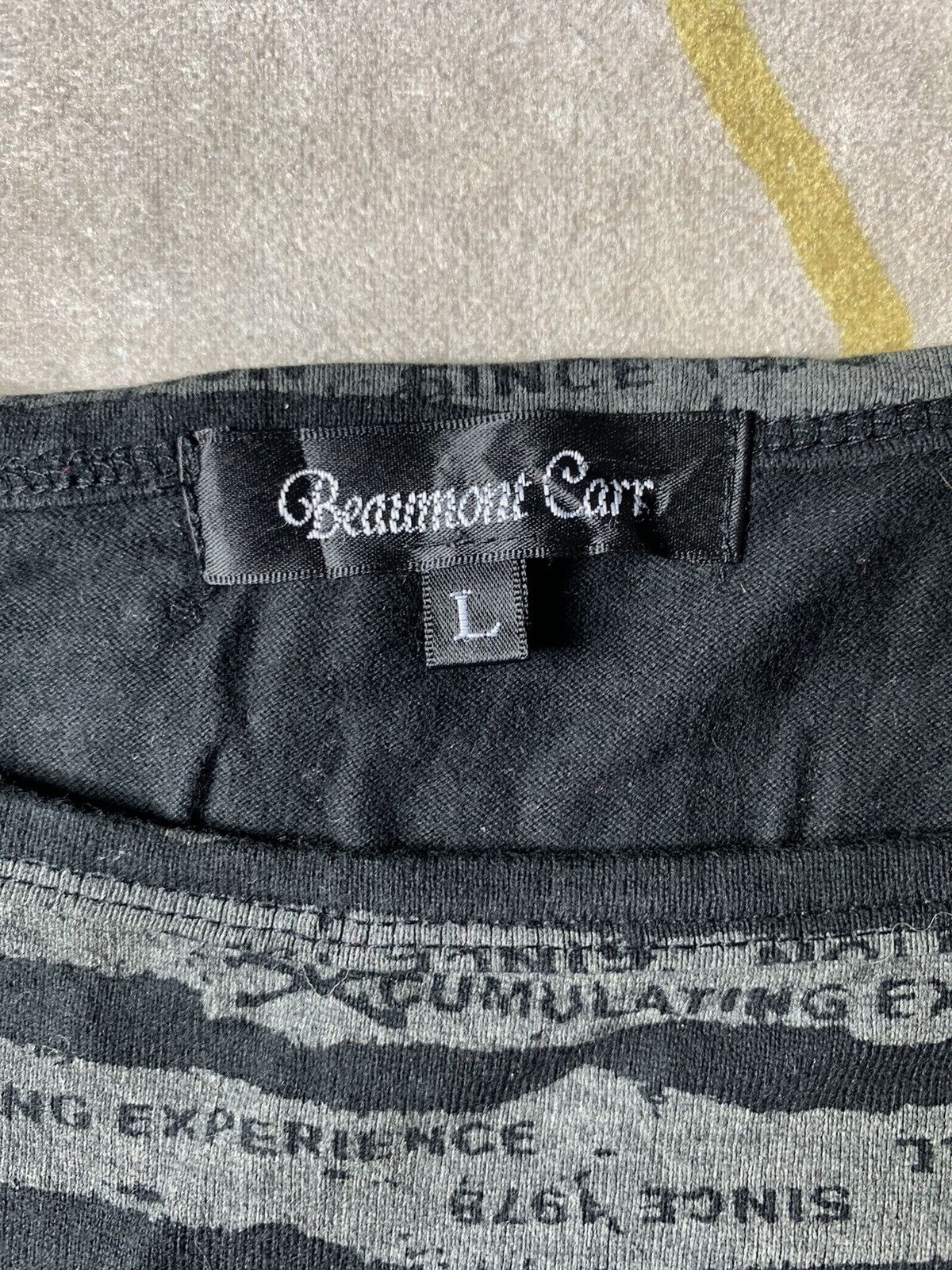 Vintage Japanese Beaumont Carr punk Gothic Longsleeve Size US L / EU 52-54 / 3 - 3 Thumbnail