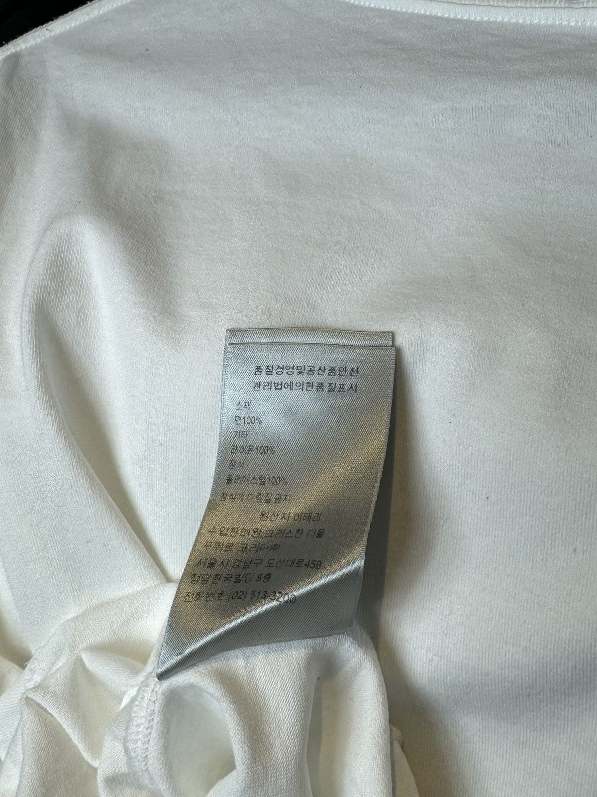 Dior Dior CD Heart Patch White Tee - Medium Size US M / EU 48-50 / 2 - 8 Thumbnail