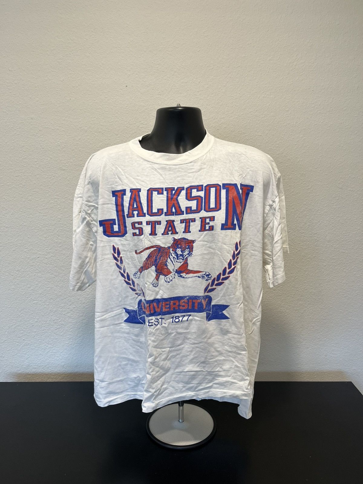NCAA × Vintage Jackson state tigers shirt vintage 90s Size US XL / EU 56 / 4 - 1 Thumbnail