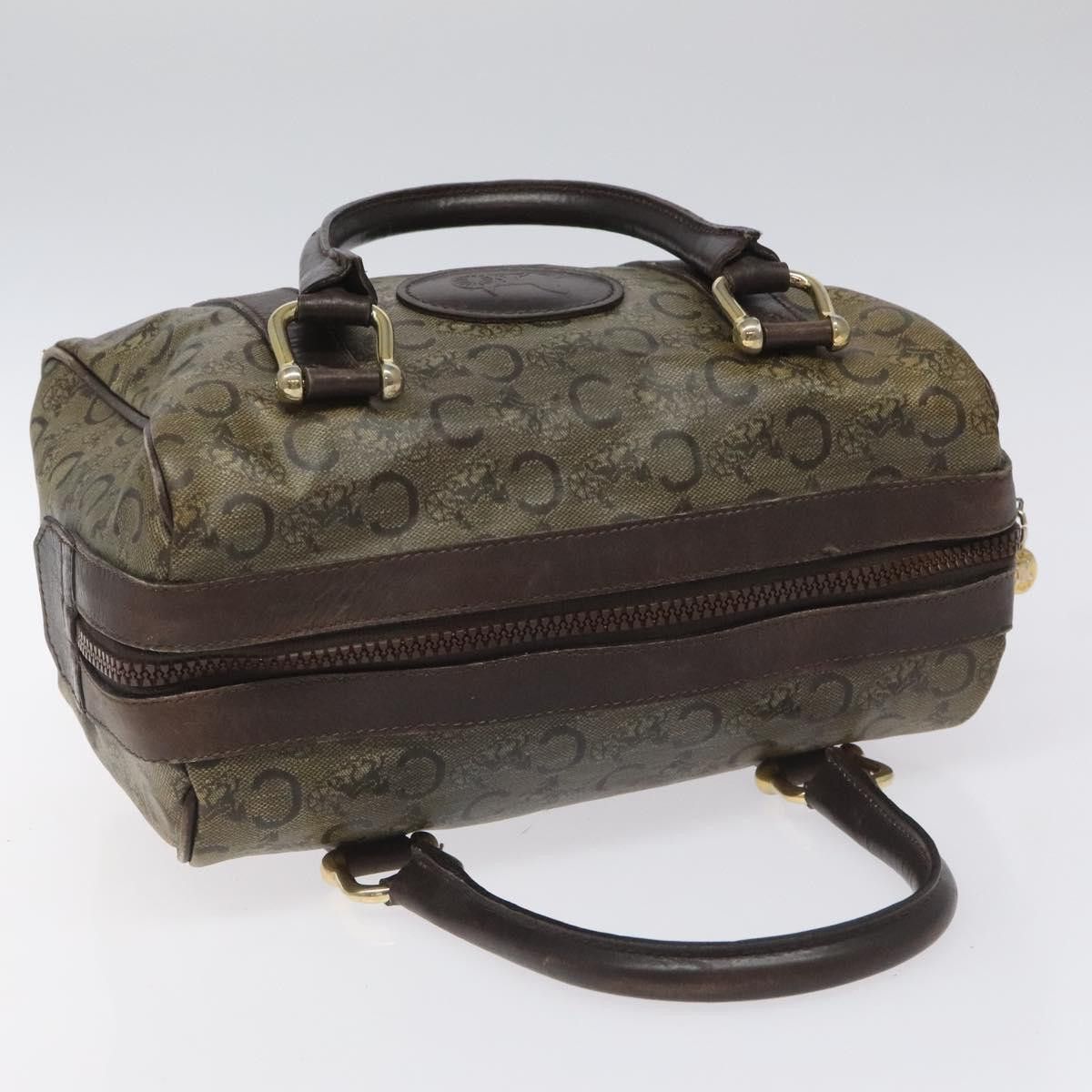 Celine CELINE C Sulky Hand Bag Pvc Dark Brown Gold Size ONE SIZE - 6 Thumbnail