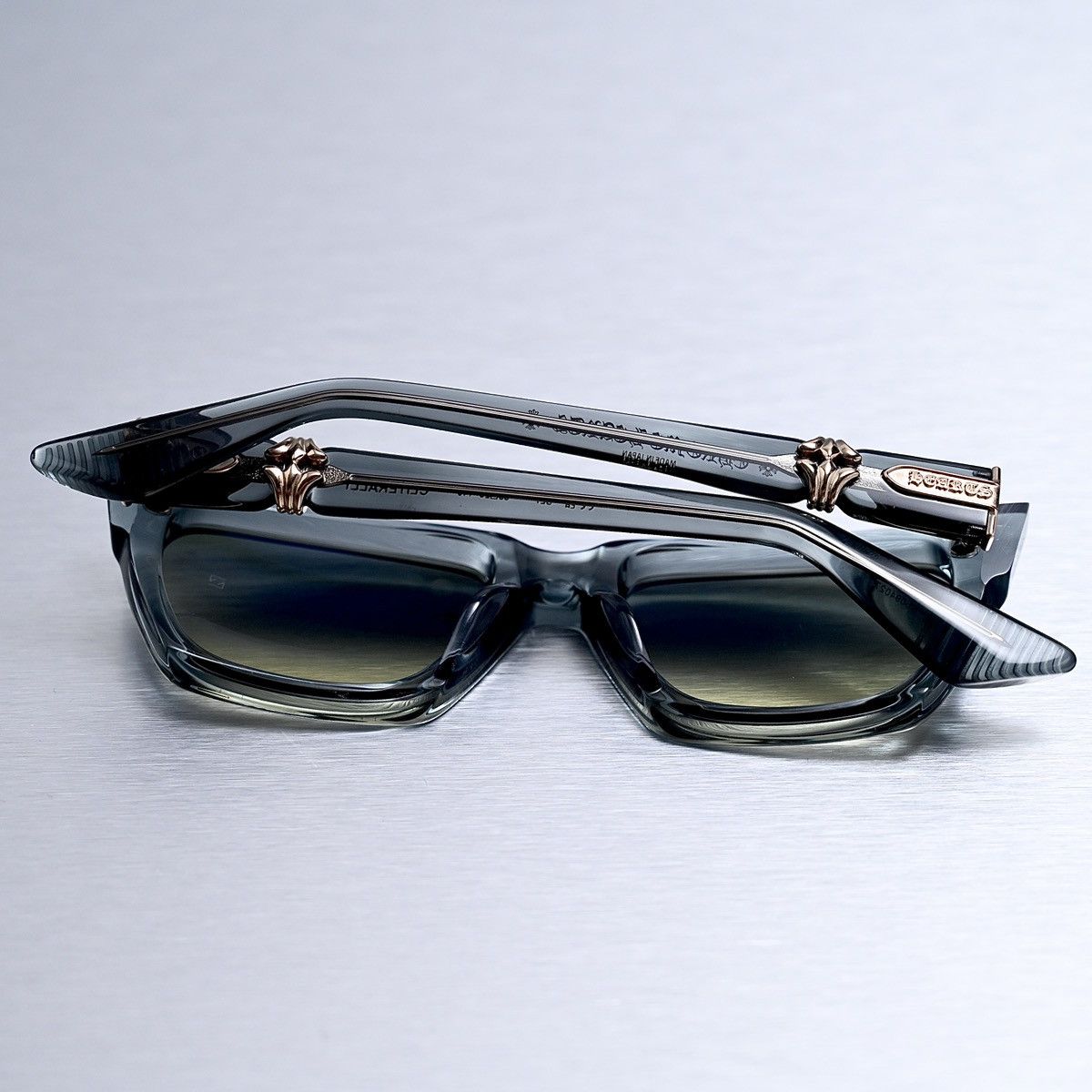 Chrome Hearts CHROME HEARTS CLITERALLY SLATED SUNGLASSES Size ONE SIZE - 11 Thumbnail