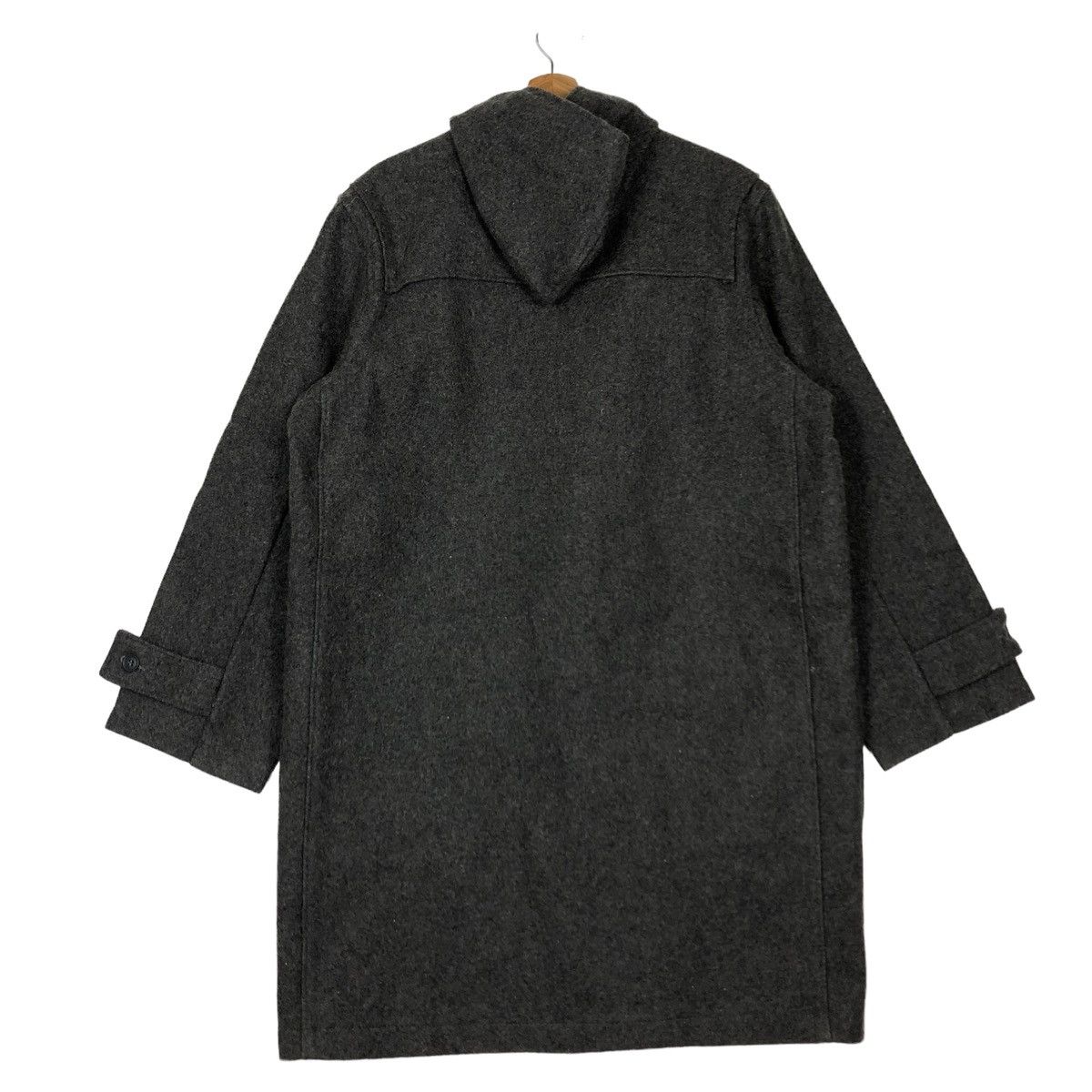 Schott 🔥HERRINGBONE WOOL LONG JACKET SCHOTT DUFFLE MADE IN USA Size US L / EU 52-54 / 3 - 8 Thumbnail