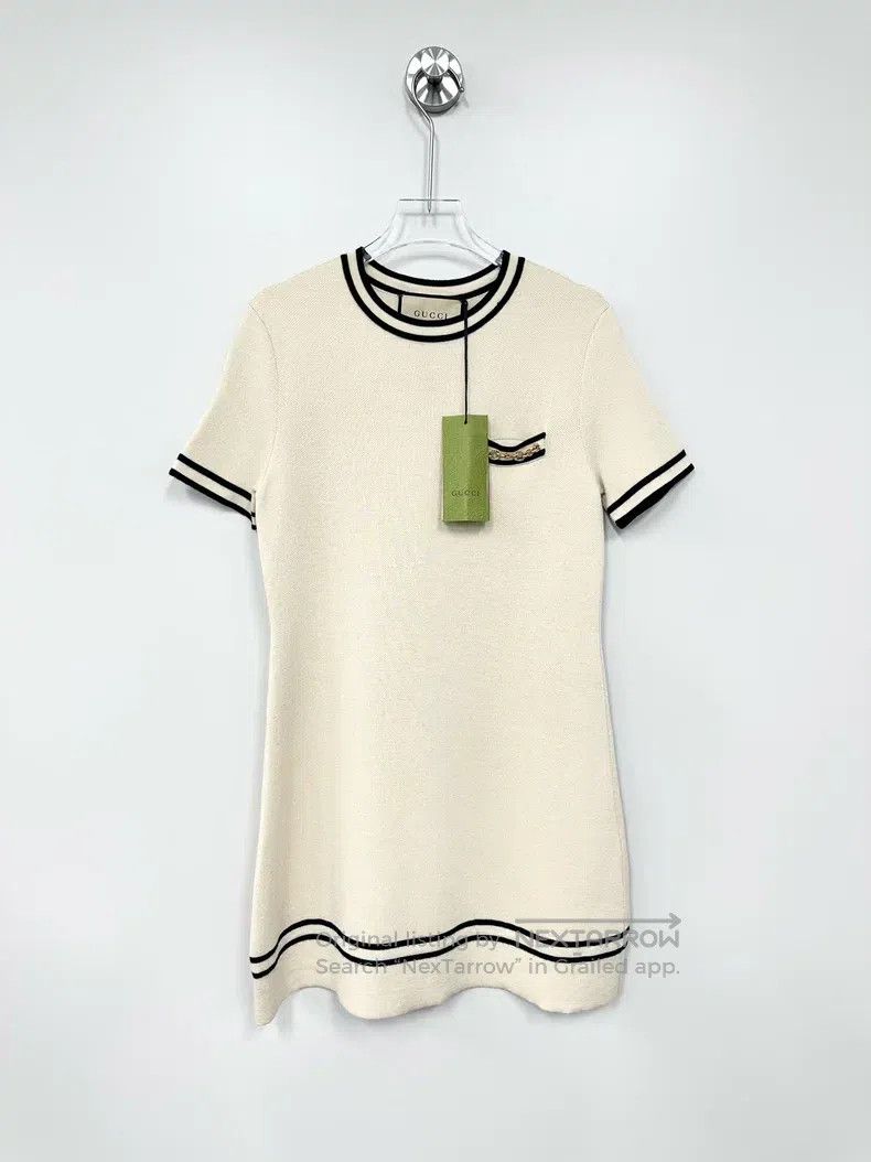 Gucci Gucci Off-white knitted dress Size XS / US 0-2 / IT 36-38 - 1 Thumbnail