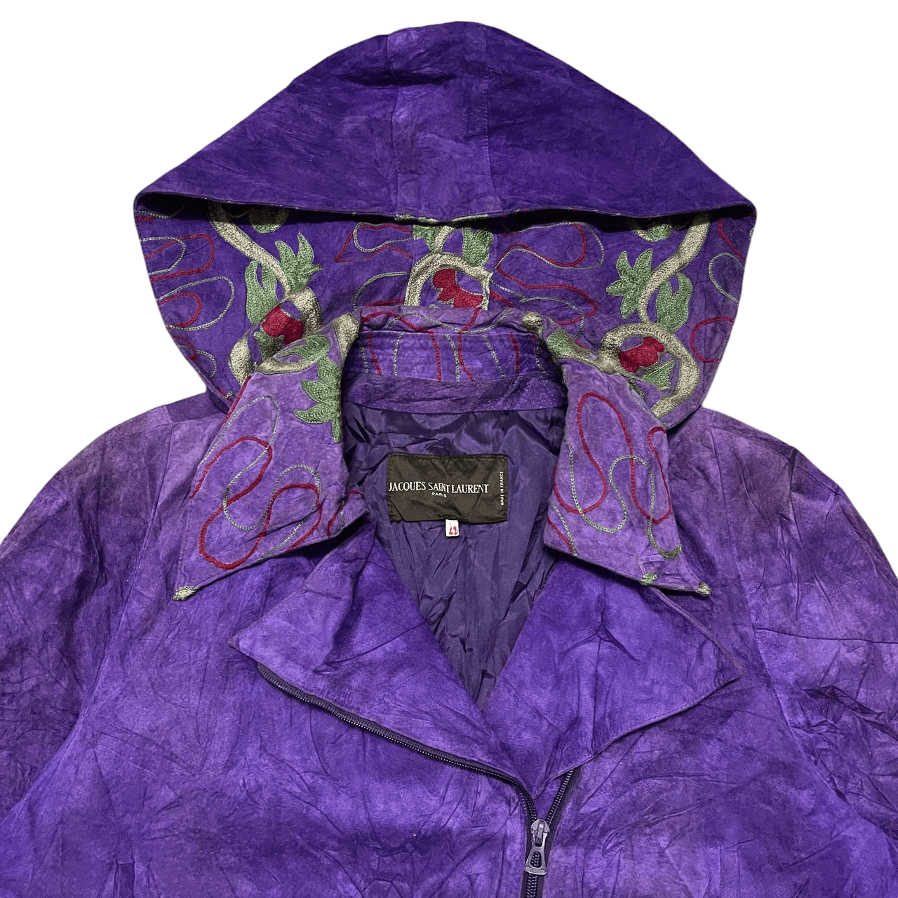 Jacques Saint Laurent Vintage Jacques Saint Laurent Paris Leather Jacket Size US M / EU 48-50 / 2 - 2 Thumbnail