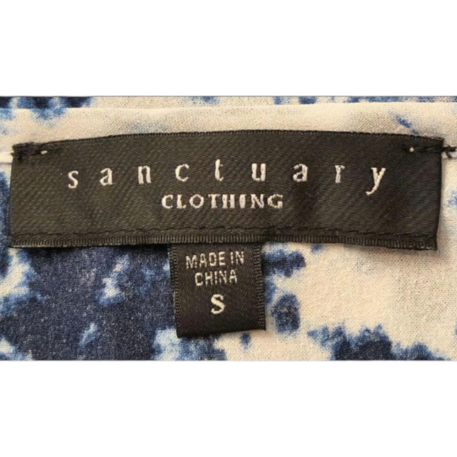 Sanctuary Sanctuary Women's Blouse Small Blue Tie Dye Long Sleeve Top Size S / US 4 / IT 40 - 8 Thumbnail