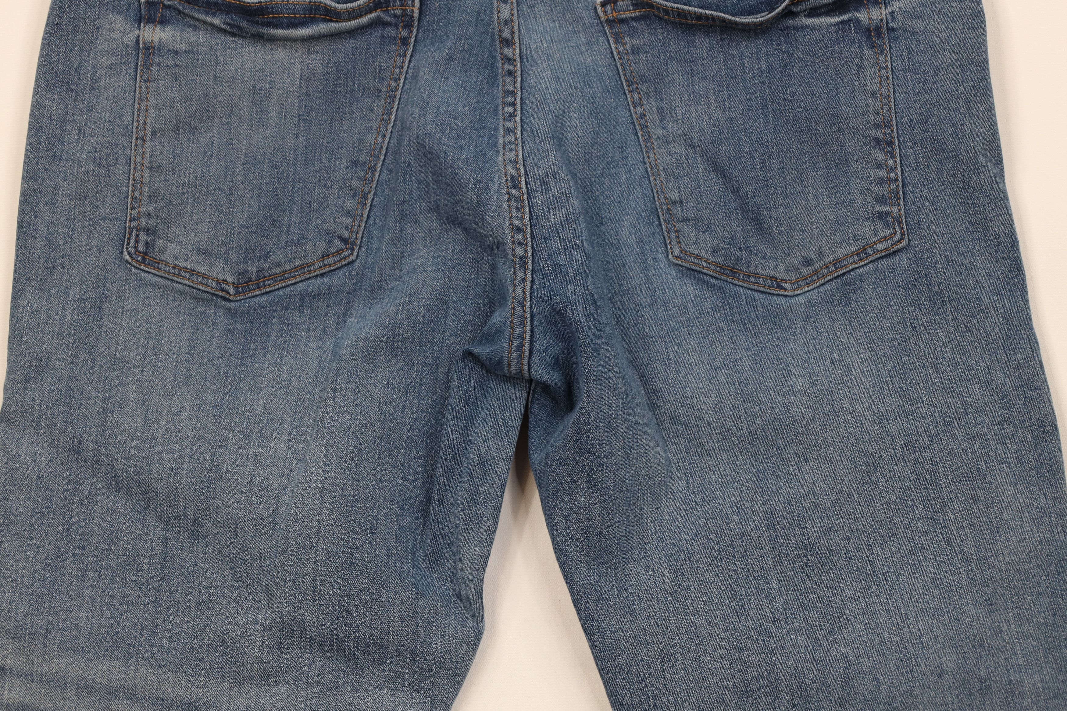 Express Express Slim Fit Skinny Leg Moto Motorcycle Denim Jeans Blue Size US 34 / EU 50 - 11 Thumbnail