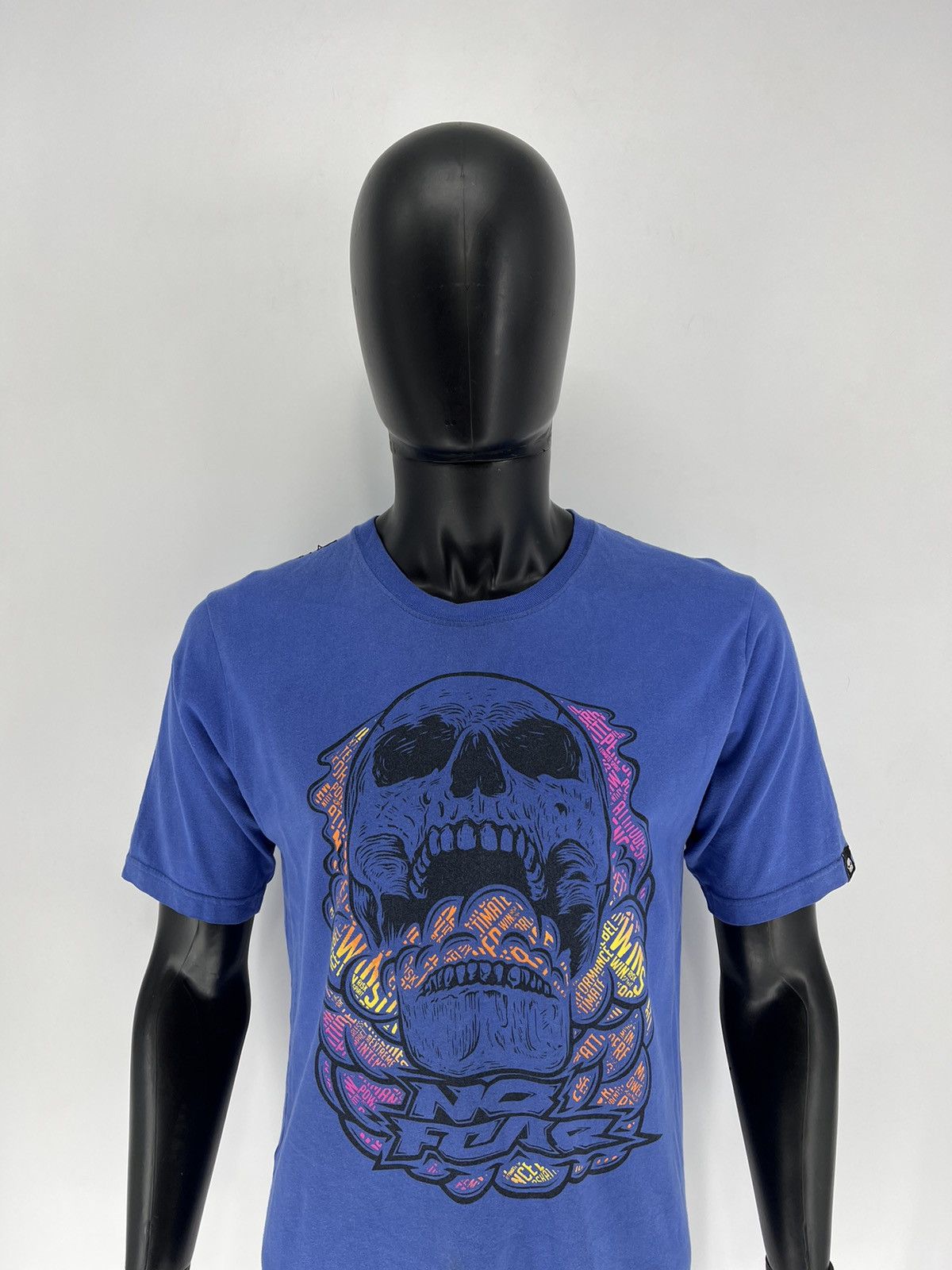 No Fear × Vintage Vintage Big Skull Logo No Fear Y2K T-shirt Size US S / EU 44-46 / 1 - 1 Thumbnail