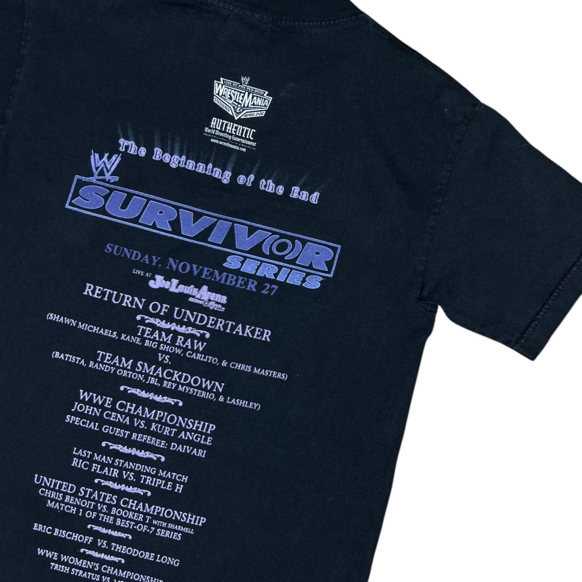 WWE 2005 SURVIVOR SERIES THE UNDERTAKER Size US S / EU 44-46 / 1 - 4 Thumbnail