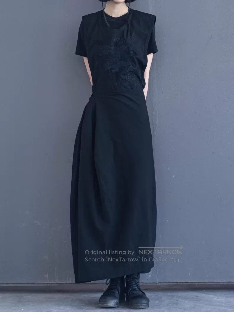 Comme des Garcons Comme des Garcons Black eagle embroidery wrap-around dress Size M / US 6-8 / IT 42-44 - 1 Thumbnail