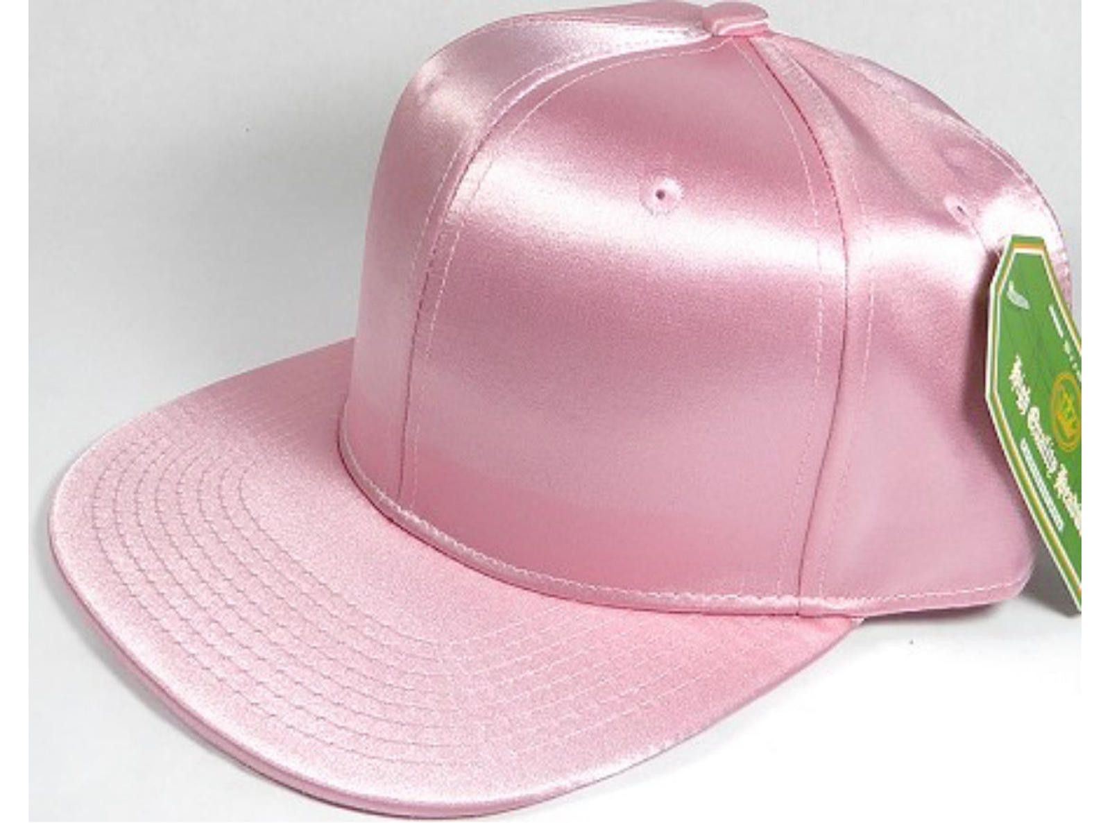 Other Faux Satin Silk Adult Flat Brim Snap Hat Size ONE SIZE - 4 Thumbnail