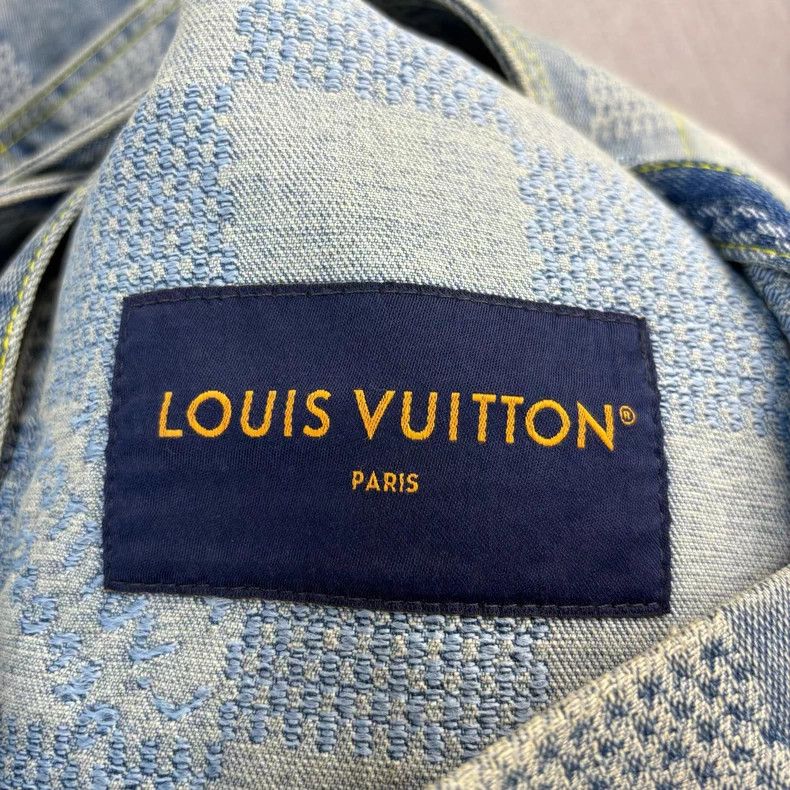 Louis Vuitton Louis Vuitton SS24 Plaid Full Print Crew Neck Single-Breas Size US XL / EU 56 / 4 - 4 Thumbnail