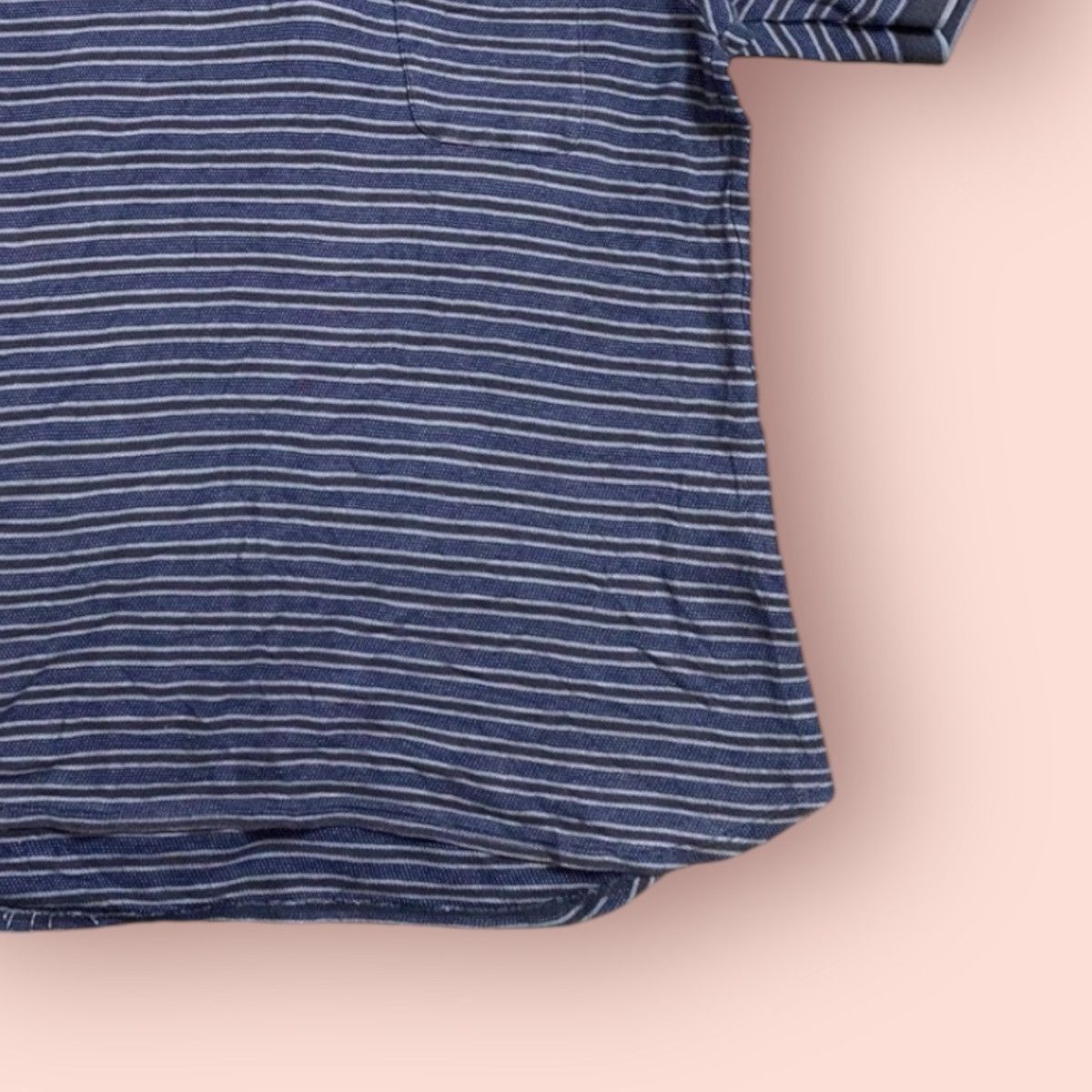 Jun Takahashi RARE JUN TAKAHASHI UNDERCOVER X UNIQLO POCKET STRIPED POLO Size US L / EU 52-54 / 3 - 5 Thumbnail