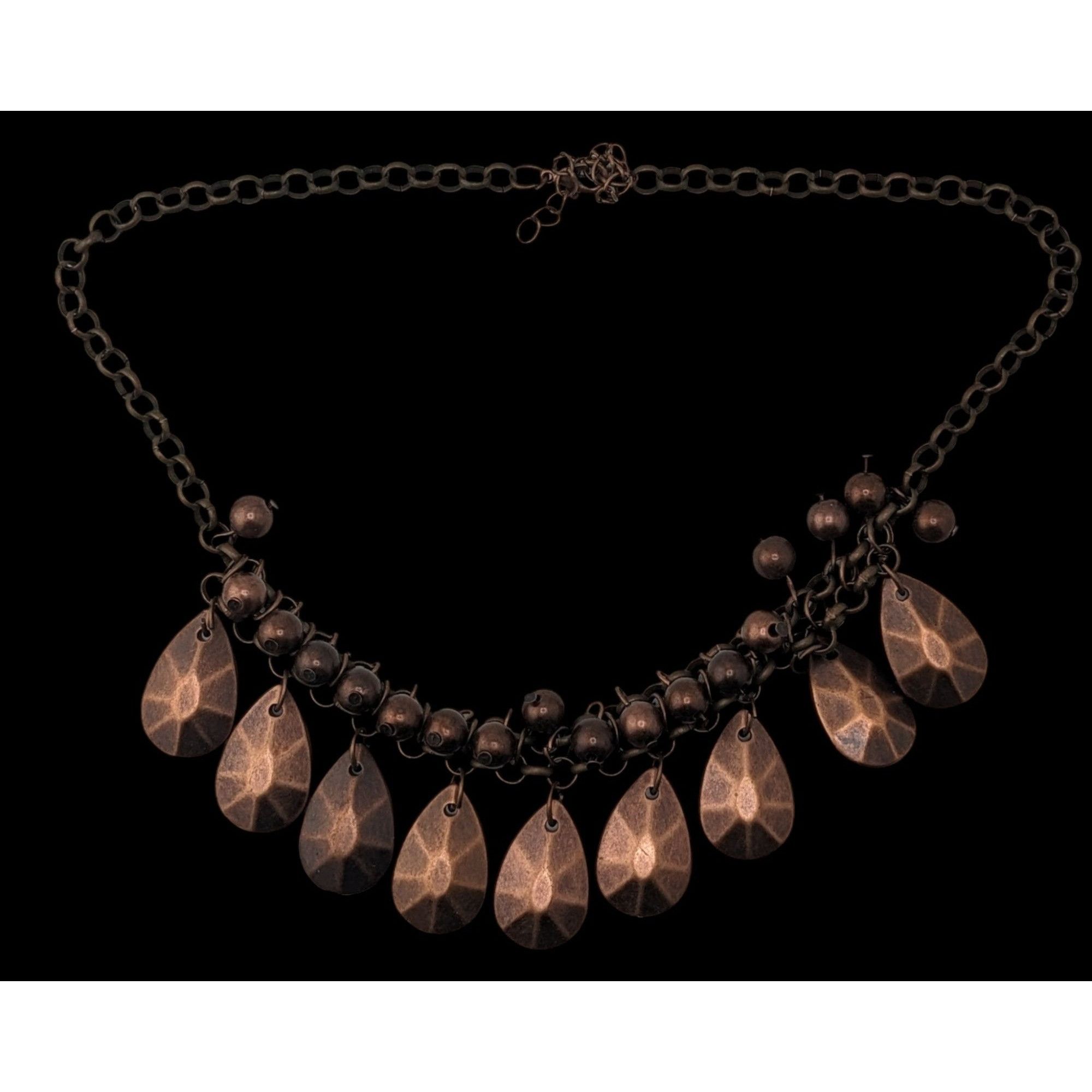 Other Paparazzi "La Diva Loca" Copper Tone Necklace With Teardrop Size ONE SIZE - 2 Thumbnail