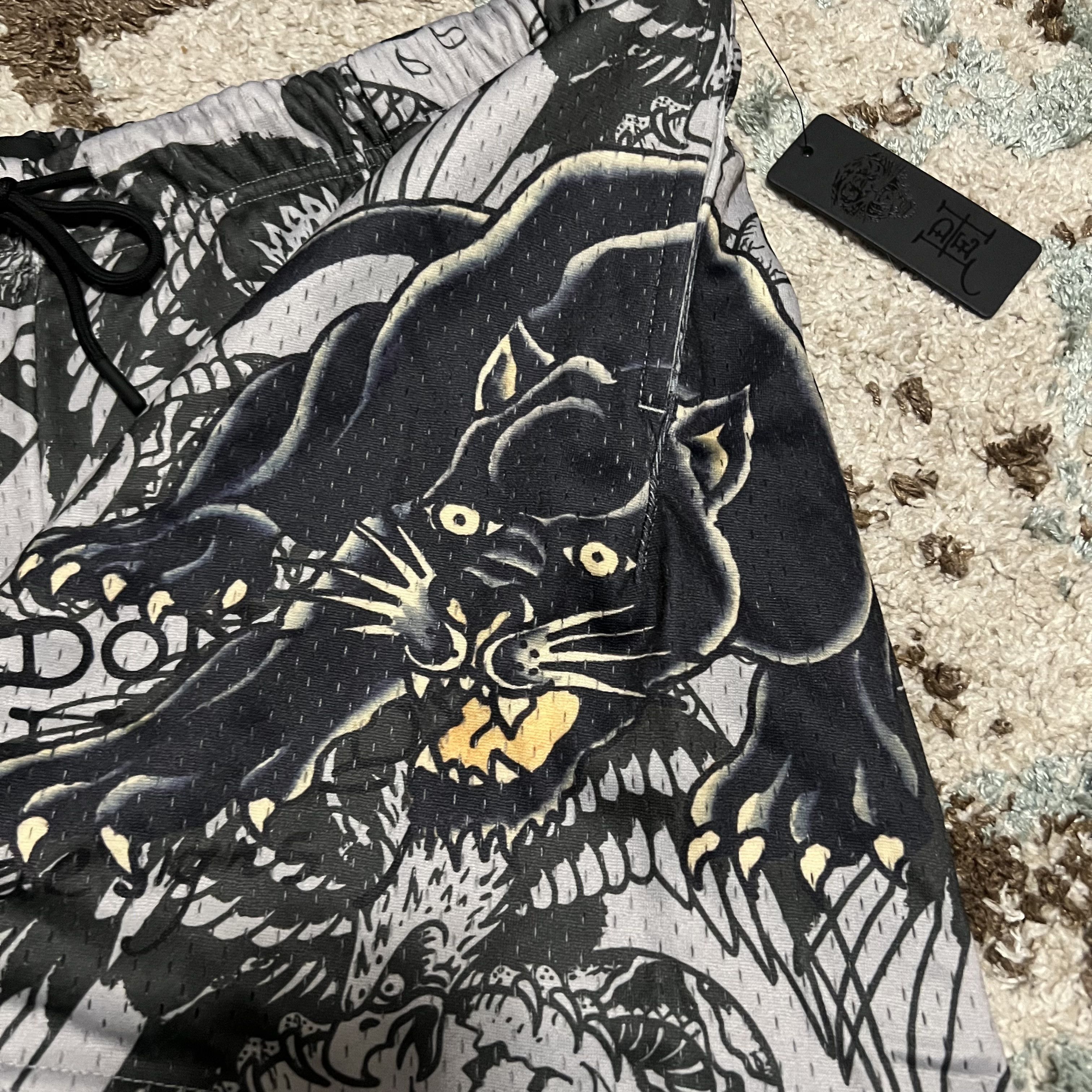 Ed Hardy NWT Don Ed Hardy Exploding Skull Athletic Shorts 2XL Y2K Size US 40 / EU 56 - 4 Thumbnail