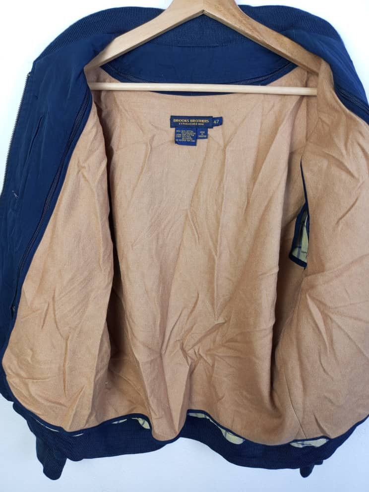 Brooks Brothers × Designer Brooks Brothers Bomber Jacket Mens Size US XS / EU 42 / 0 - 7 Thumbnail