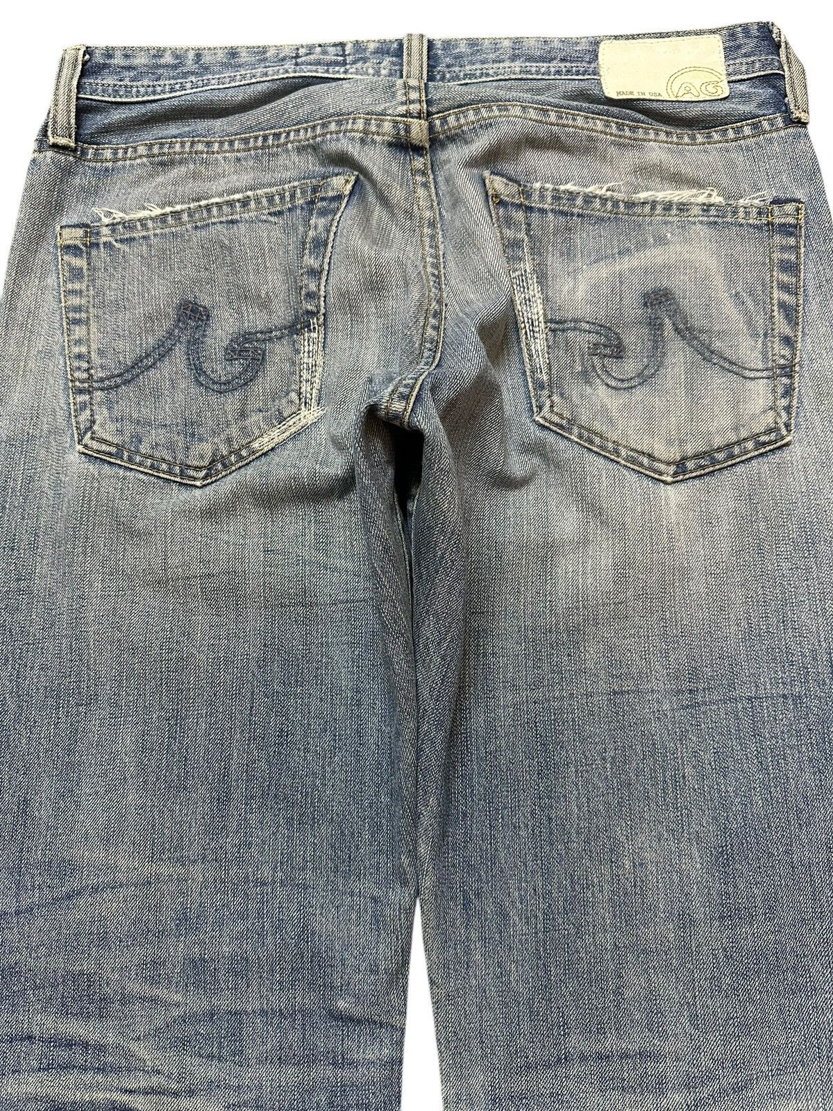 AG Adriano Goldschmied Vintage Usa Adriano Goldschmied Faded Wash Distressed Jeans Size US 32 / EU 48 - 5 Thumbnail