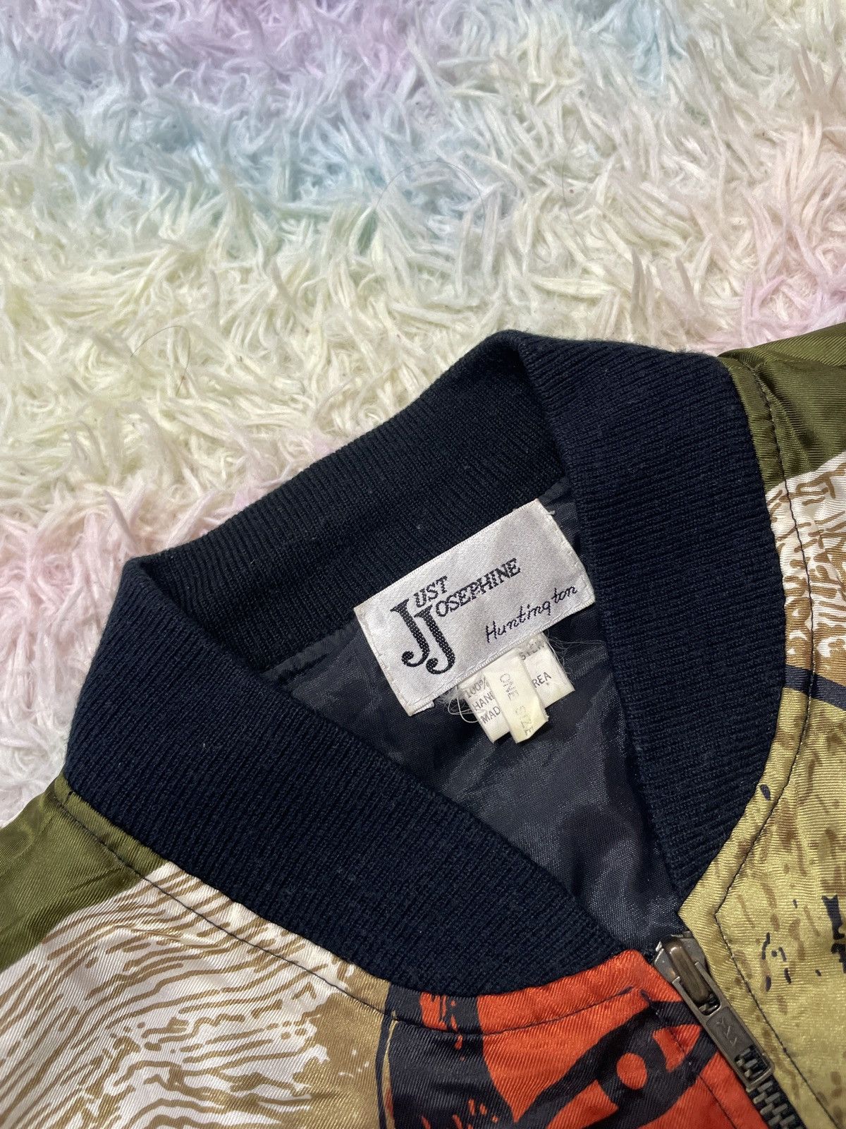 Vintage 💥Hearing offer💥Vintage Picasso Silk bomber satin jacket Size US L / EU 52-54 / 3 - 11 Thumbnail