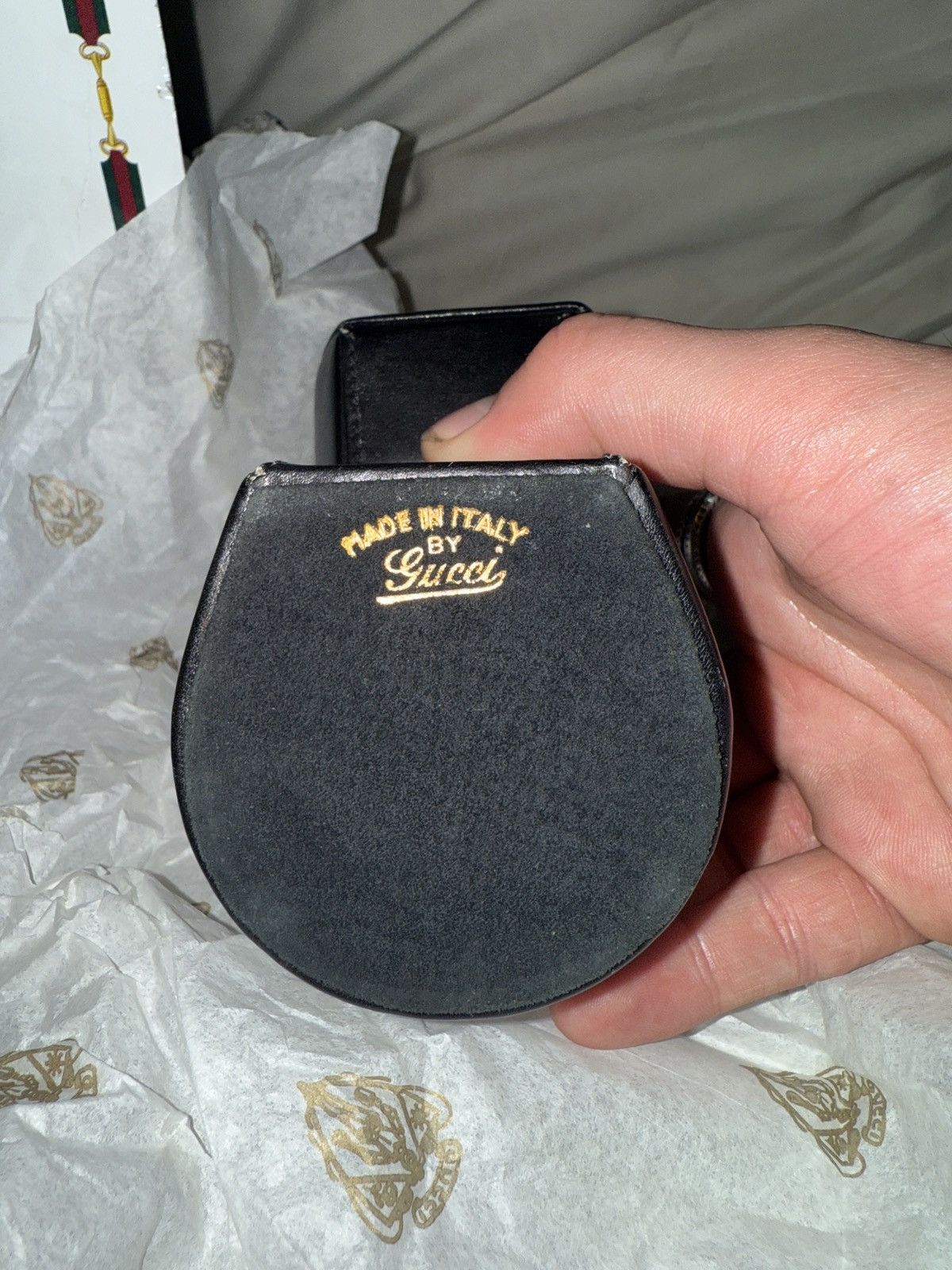 Gucci Gucci 1970s-80s Desk Lighter - Leather Case - Original Box Size ONE SIZE - 18 Thumbnail