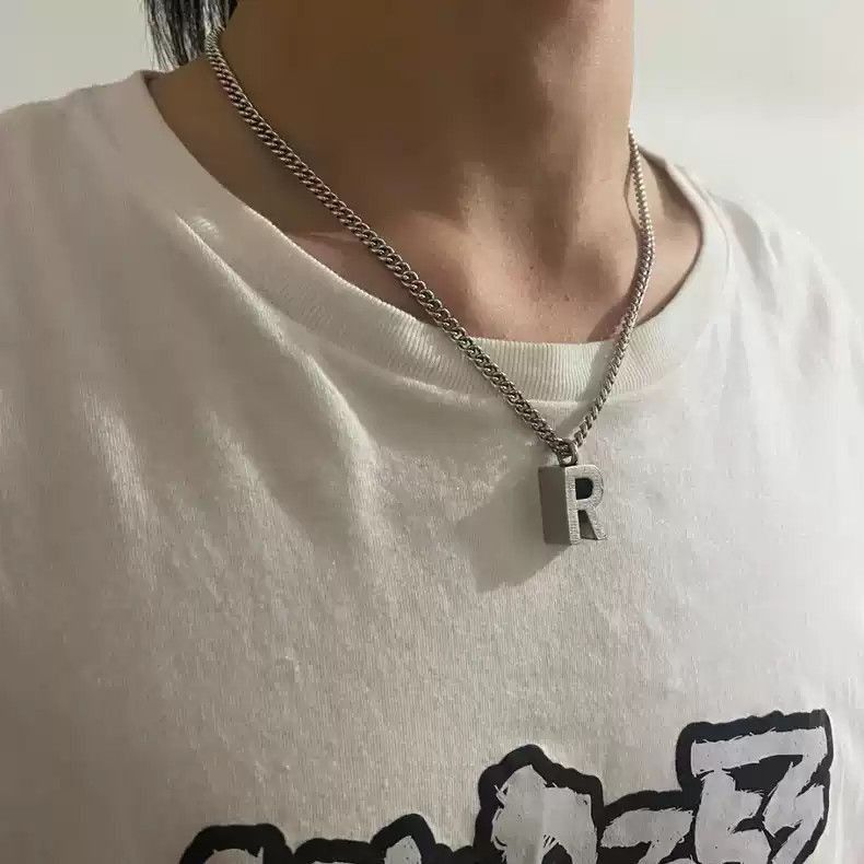 Raf Simons Raf Simons Raf Simons Letter necklace-2507 Size ONE SIZE - 6 Thumbnail