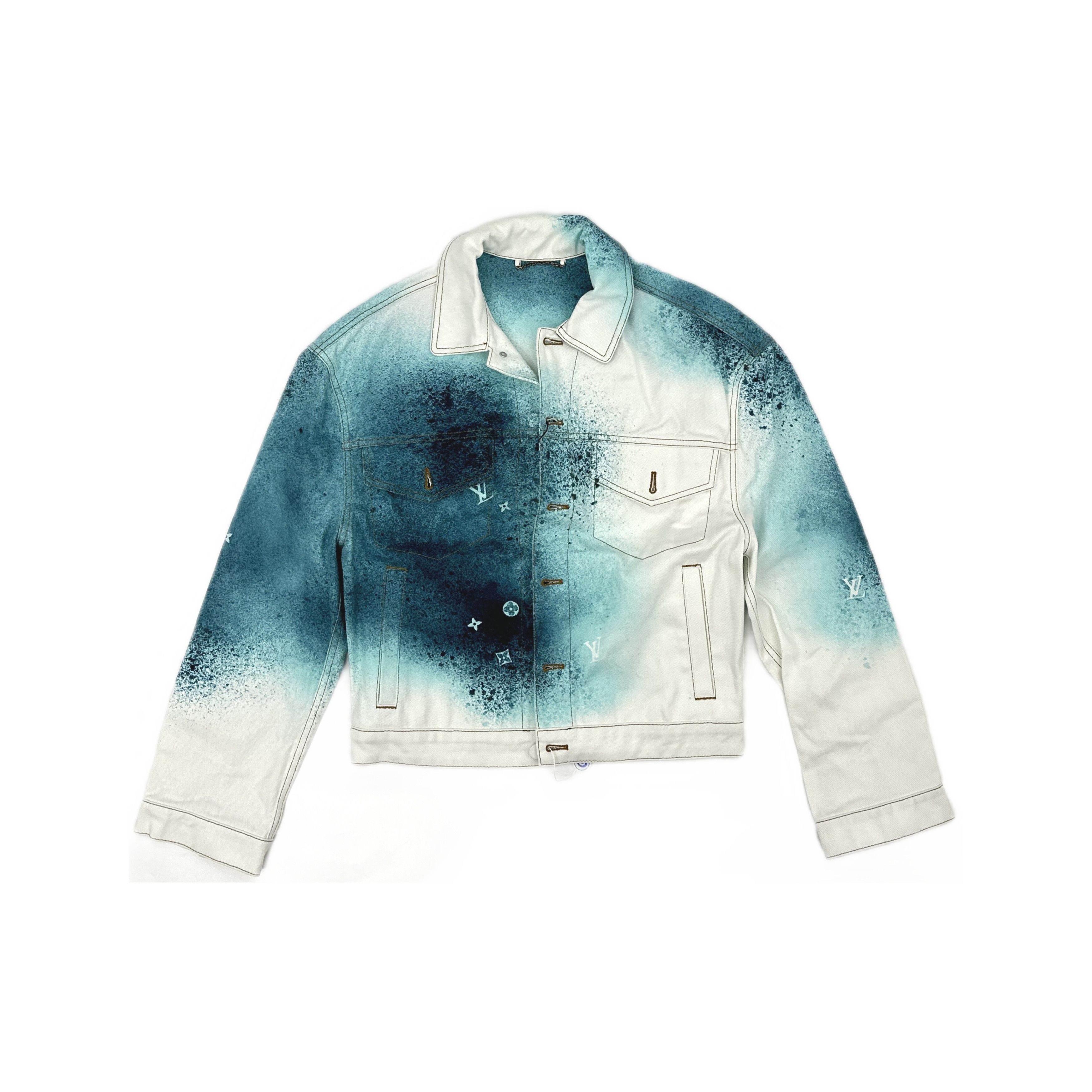 Louis Vuitton Louis Vuitton SS23 Spray Print Denim Jacket 44 Size US S / EU 44-46 / 1 - 1 Thumbnail