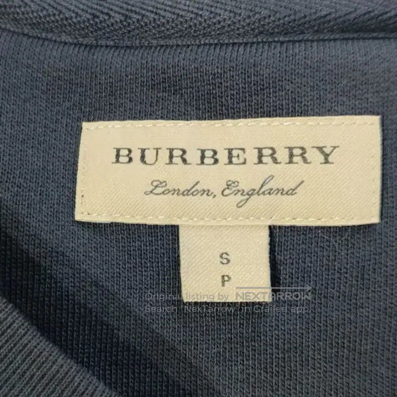 Burberry Burberry Women's Navy Cotton Sweatshirt. Size S / US 4 / IT 40 - 3 Thumbnail