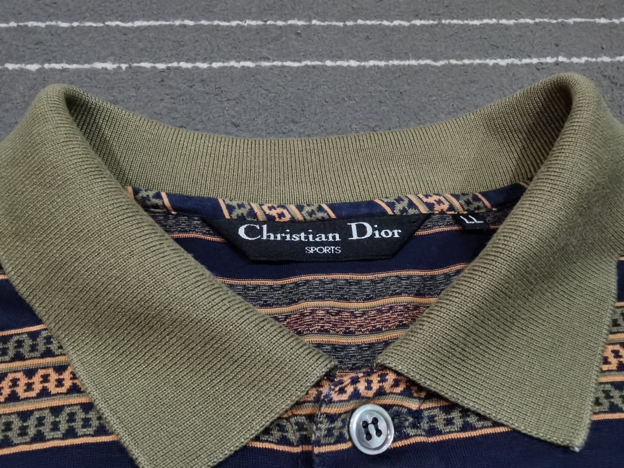 Christian Dior Monsieur Christian DIOR sport vintage Polo men L 1596 Size US L / EU 52-54 / 3 - 5 Thumbnail