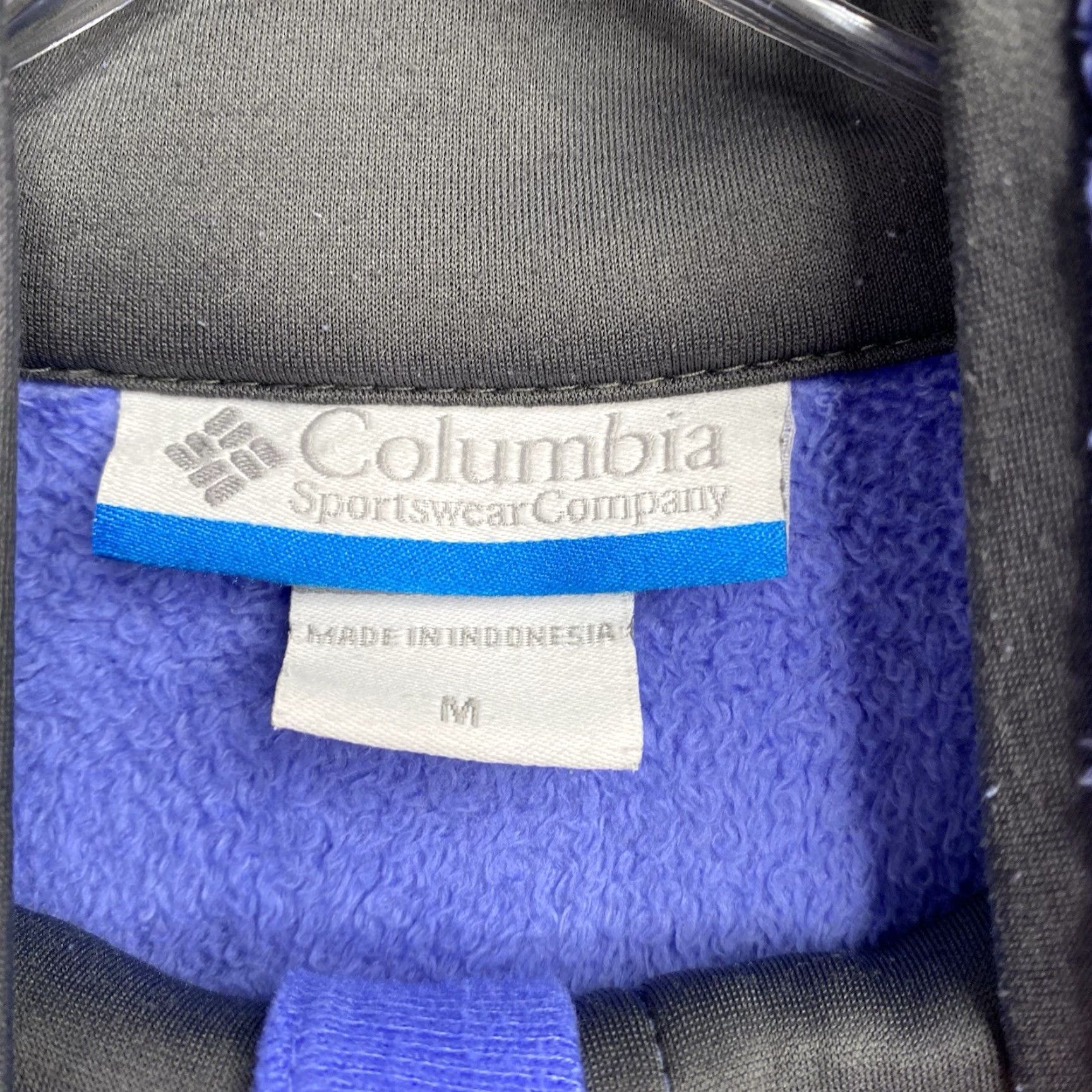 Vintage Columbia Jacket Women M Blue Full Zip Interchange Fleece Pockets Liner Outdoor Winter Fall Spring Regular Shirt Size M / US 6-8 / IT 42-44 - 4 Thumbnail