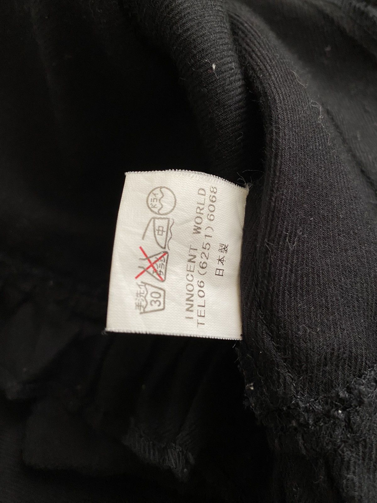 Designer × Japanese Brand Innocent World Y2K Punk Black Ruffle Collar Shirt Size S / US 4 / IT 40 - 15 Thumbnail