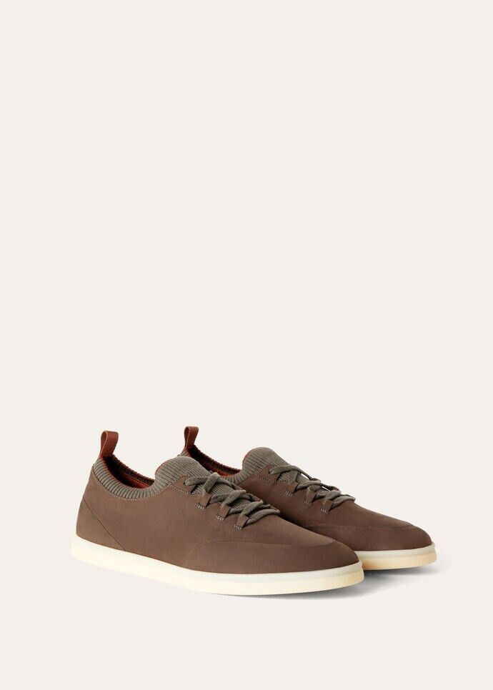 Loro Piana o1srvl11e0325 FAL2899 Walk Sneakers in Brown Size US 8 / EU 41 - 3 Thumbnail
