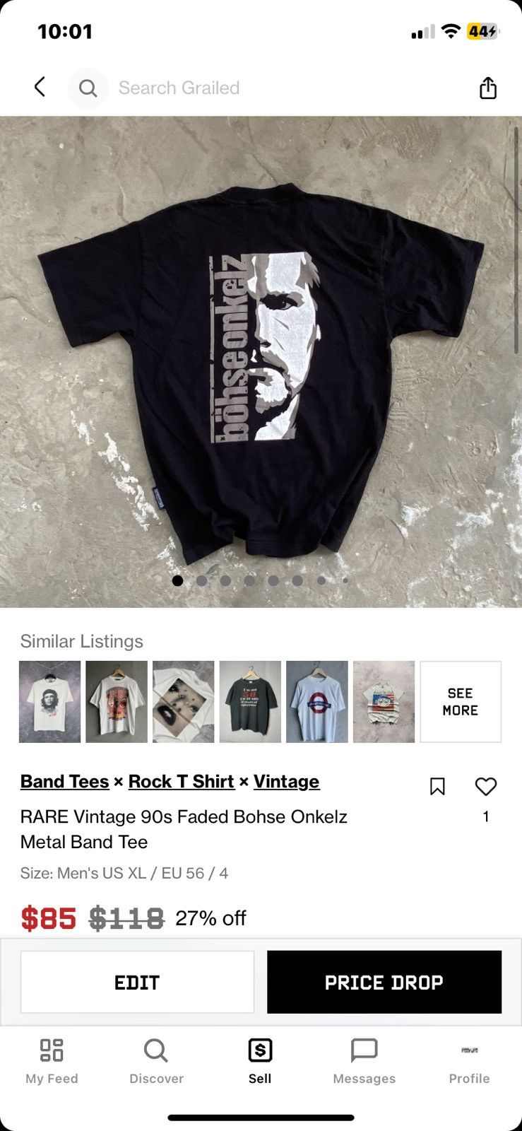 Japanese Brand × Vintage BUNDLE Deal 4 Vintage Printed Rock and Humor Tees Size US L / EU 52-54 / 3 - 3 Thumbnail