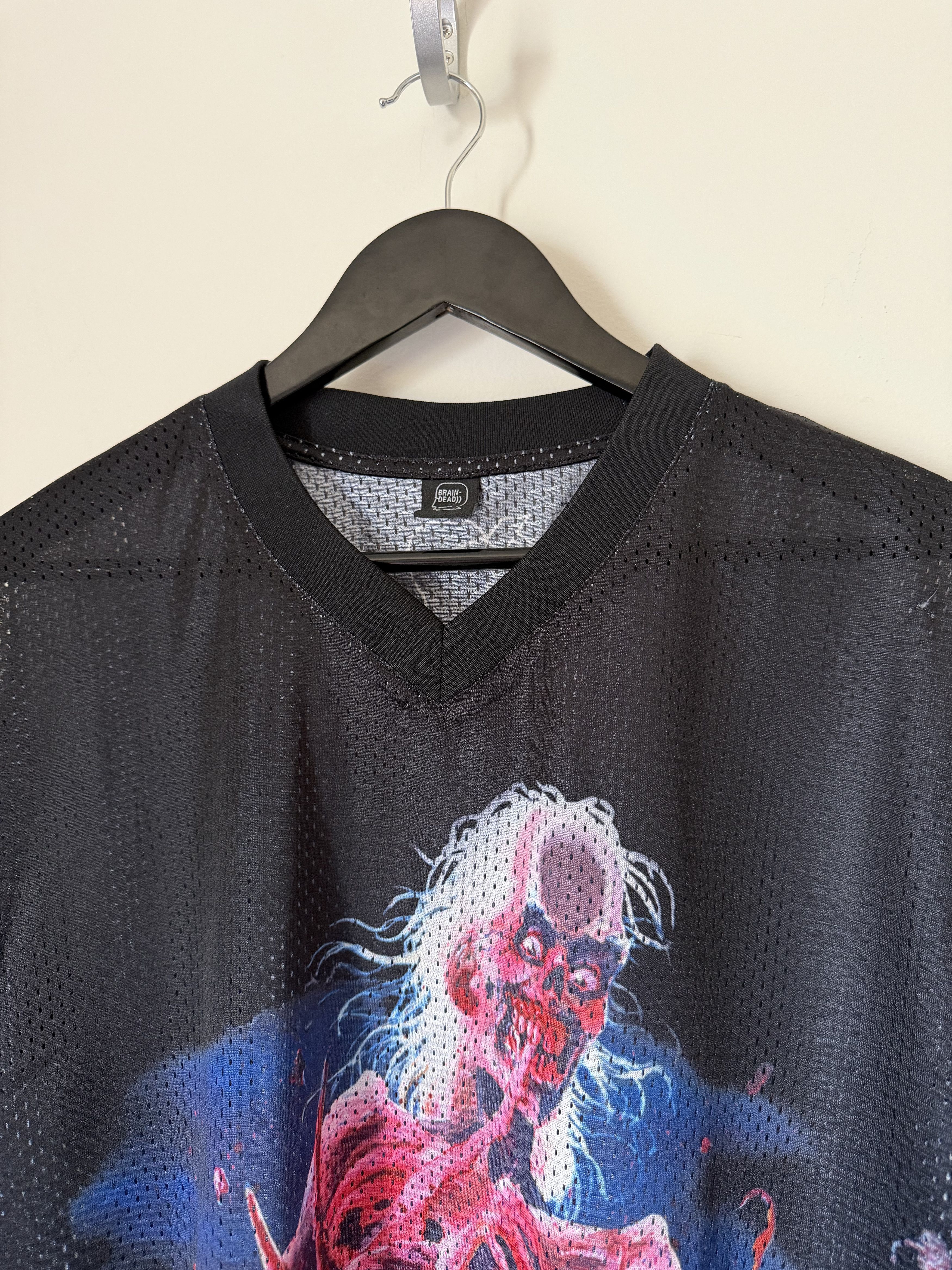 Brain Dead Brain Dead Cannibal Corpse Football Jersey in Black Size US L / EU 52-54 / 3 - 2 Thumbnail