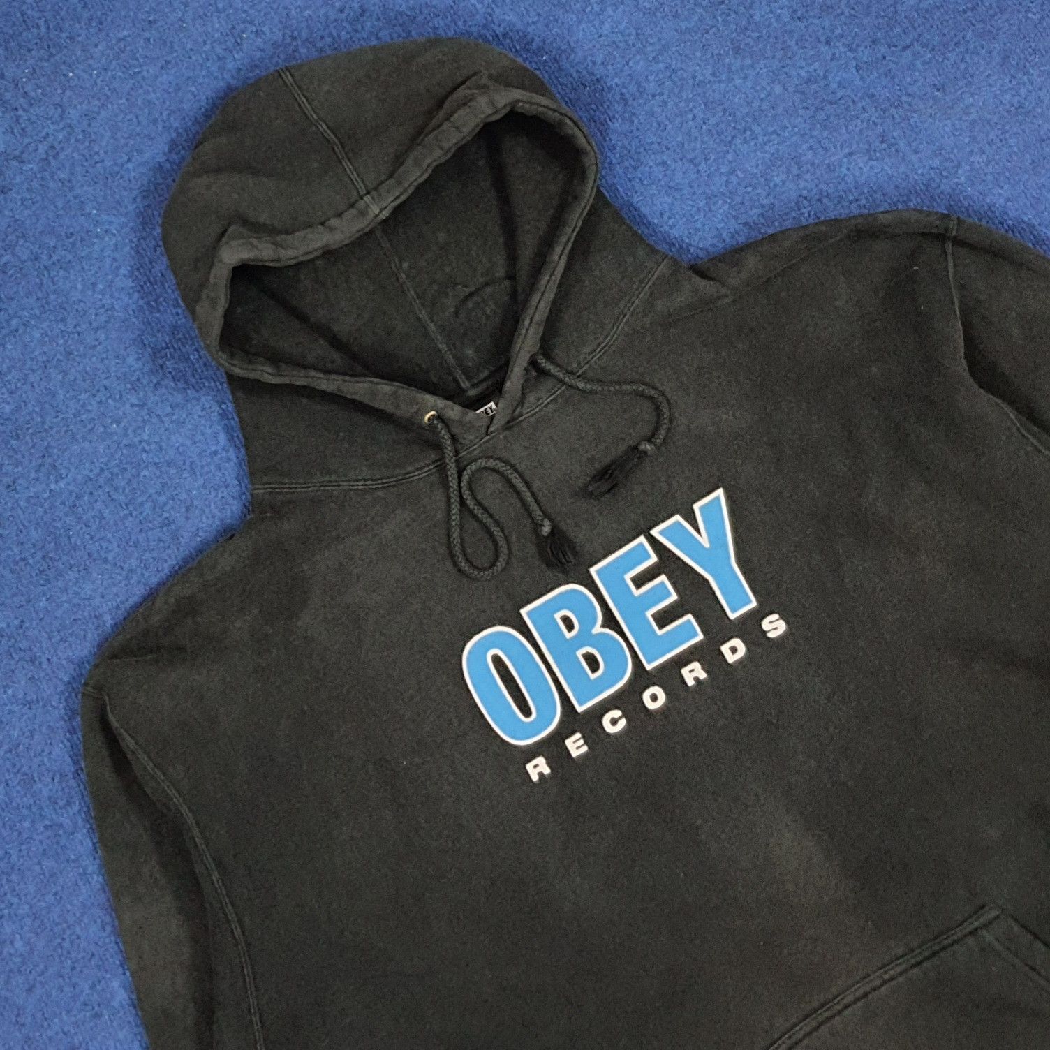 Obey Vintage Obey Records Streetwear Hoodies Size US XXL / EU 58 / 5 - 2 Thumbnail