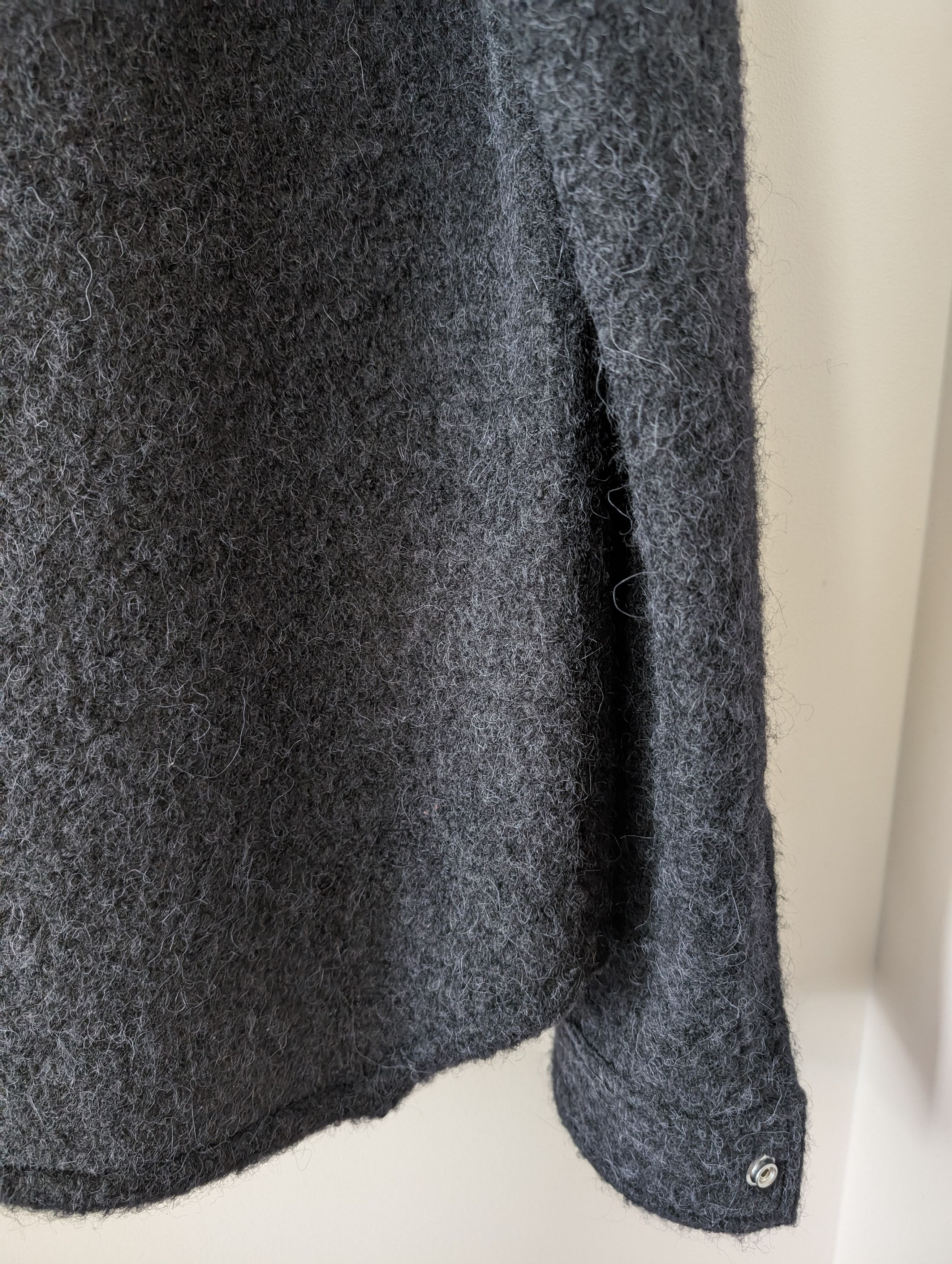 Rick Owens FW21 Alpaca/Mohair Outershirt Size US M / EU 48-50 / 2 - 11 Thumbnail