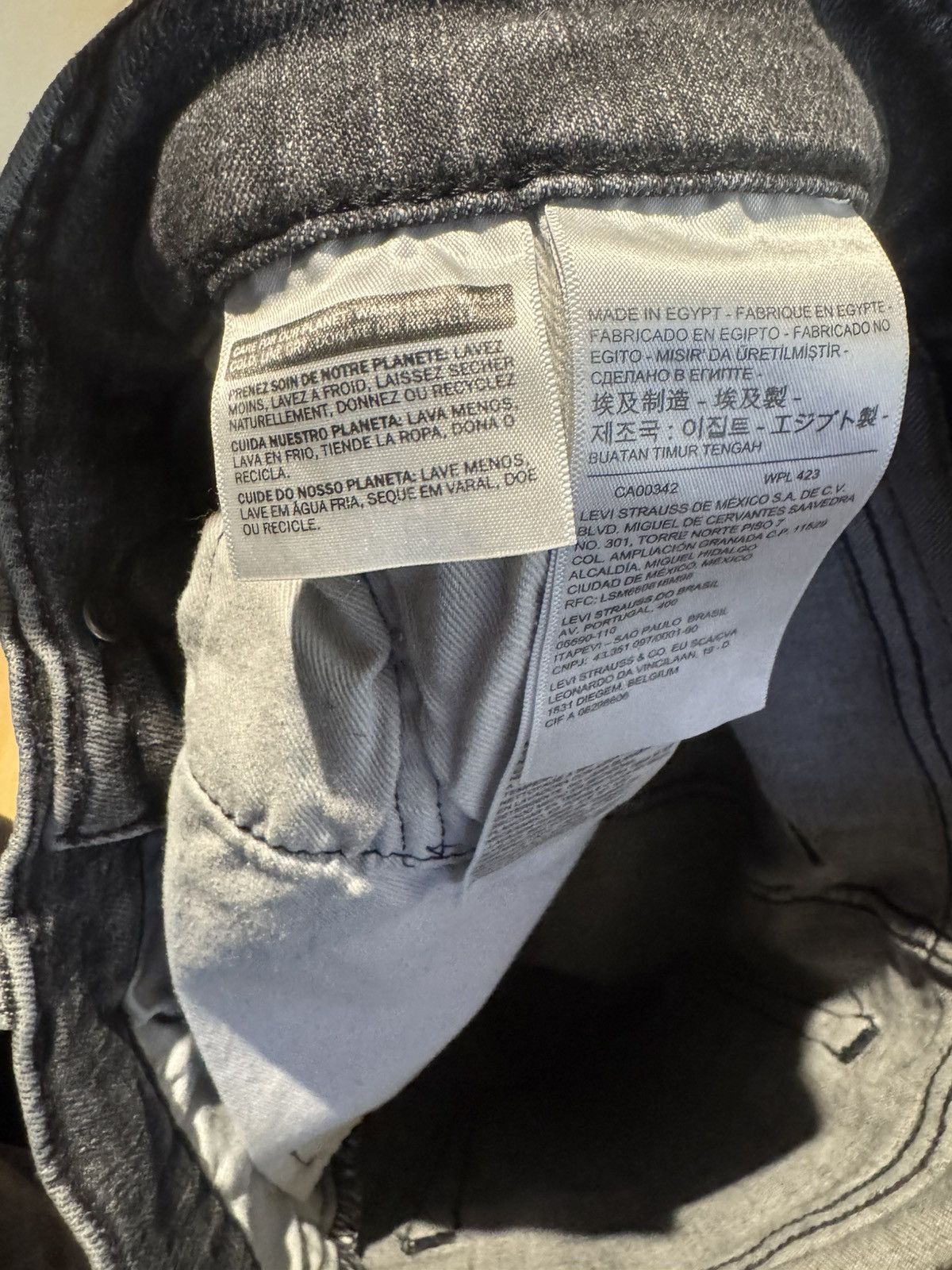 Levi's Levis Premium Black Slim Fit Skinny Faded Black Denim Size US 30 / EU 46 - 14 Thumbnail